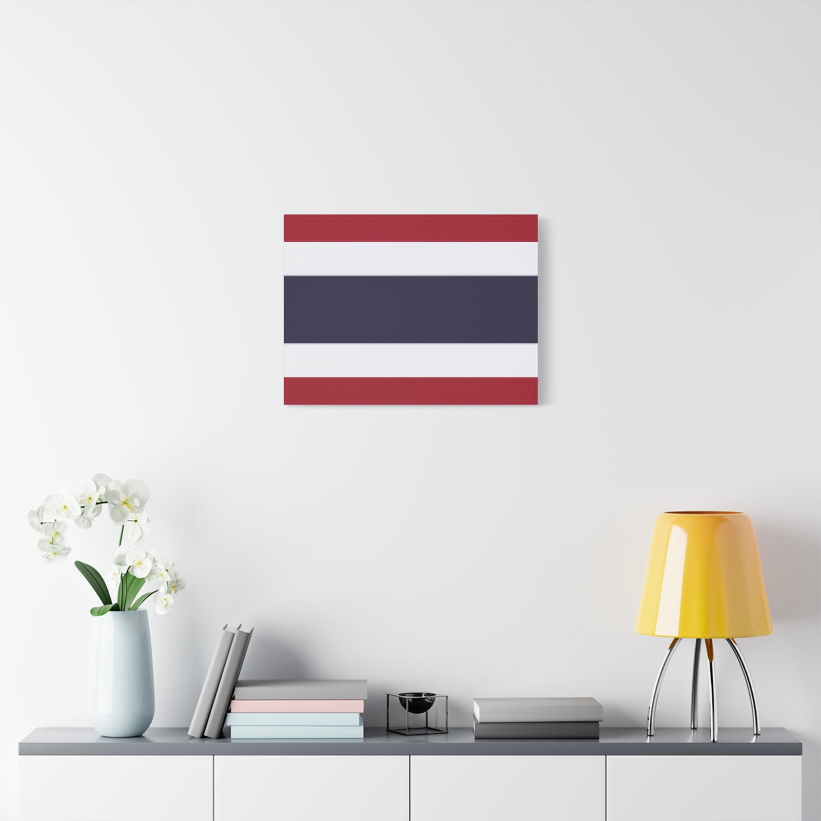 Thailand Country Flag Canvas Vibrant Wall Art Unframed Home Decor-Express Your Love Gifts