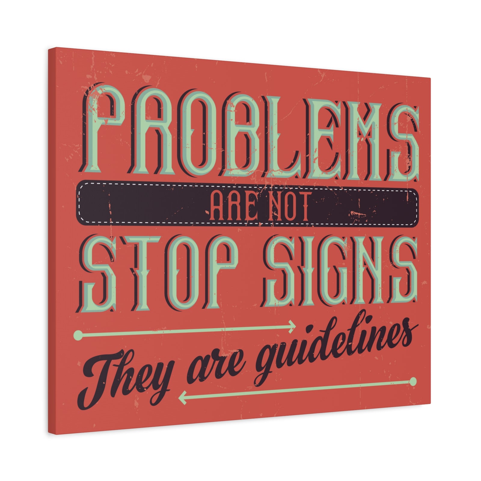 Inspirational Quote Canvas Guidelines Wall Art Motivational Motto Inspiring Prints Artwork Decor Ready to Hang-Express Your Love Gifts