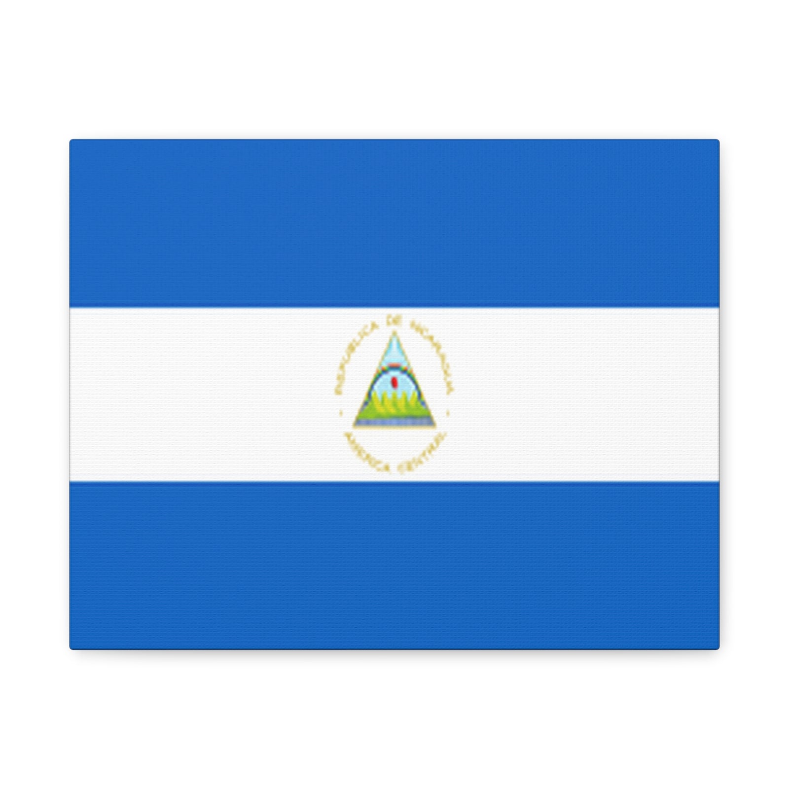 Nicaragua Country Flag Canvas Vibrant Wall Art Unframed Home Decor-Express Your Love Gifts