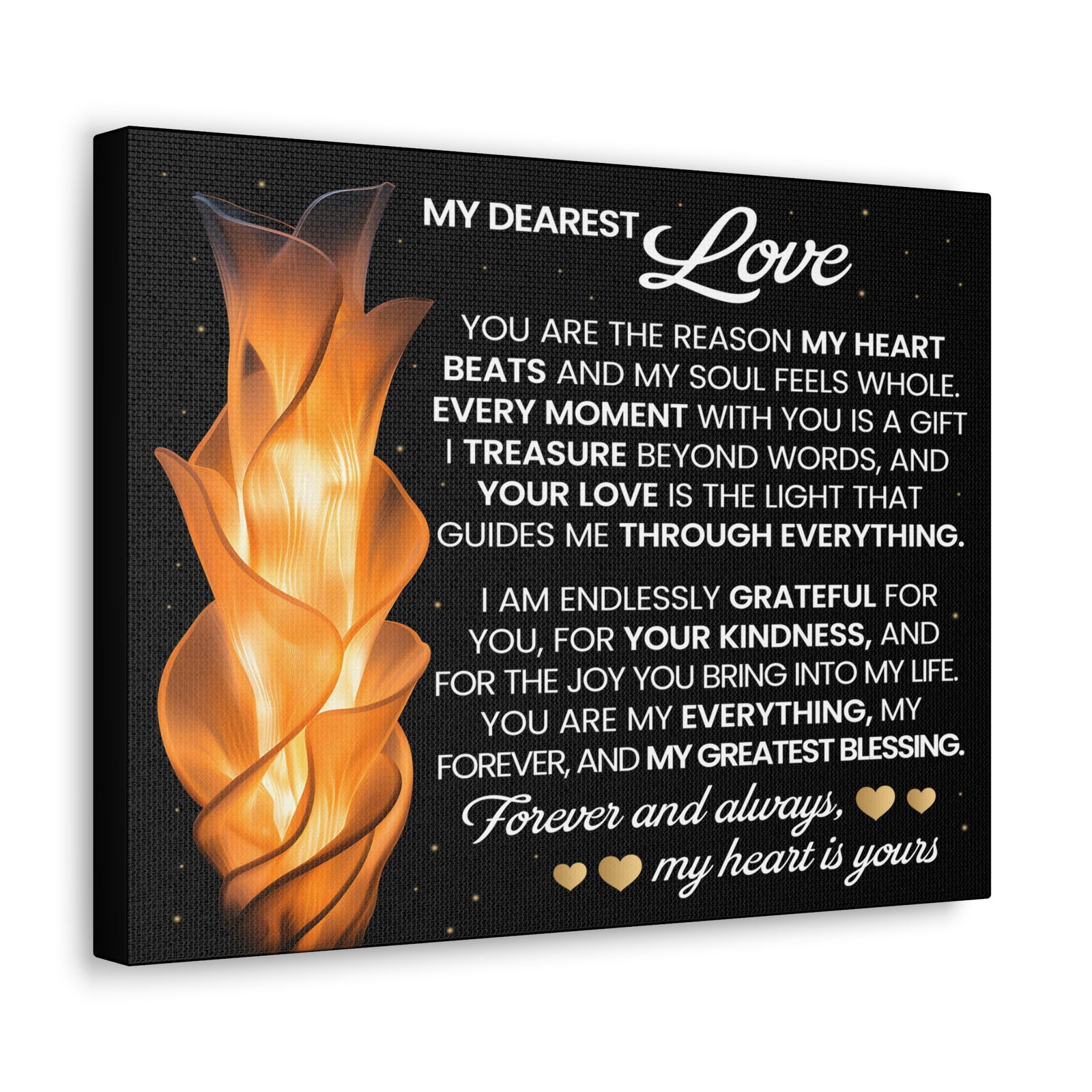 You Are The Reason Romantic Inspirational Print Ready to Hang Artwork Unframed-Express Your Love Gifts