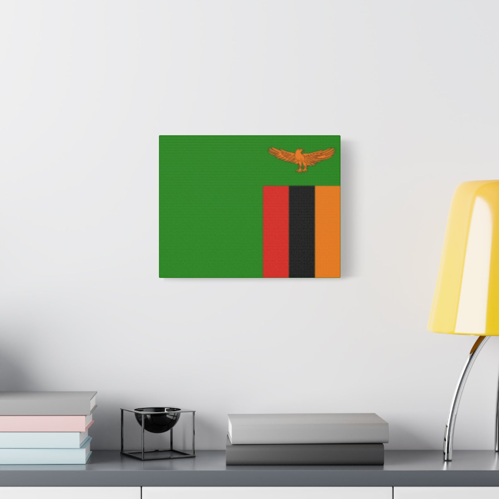 Zambia Country Flag Canvas Vibrant Wall Art Unframed Home Decor-Express Your Love Gifts