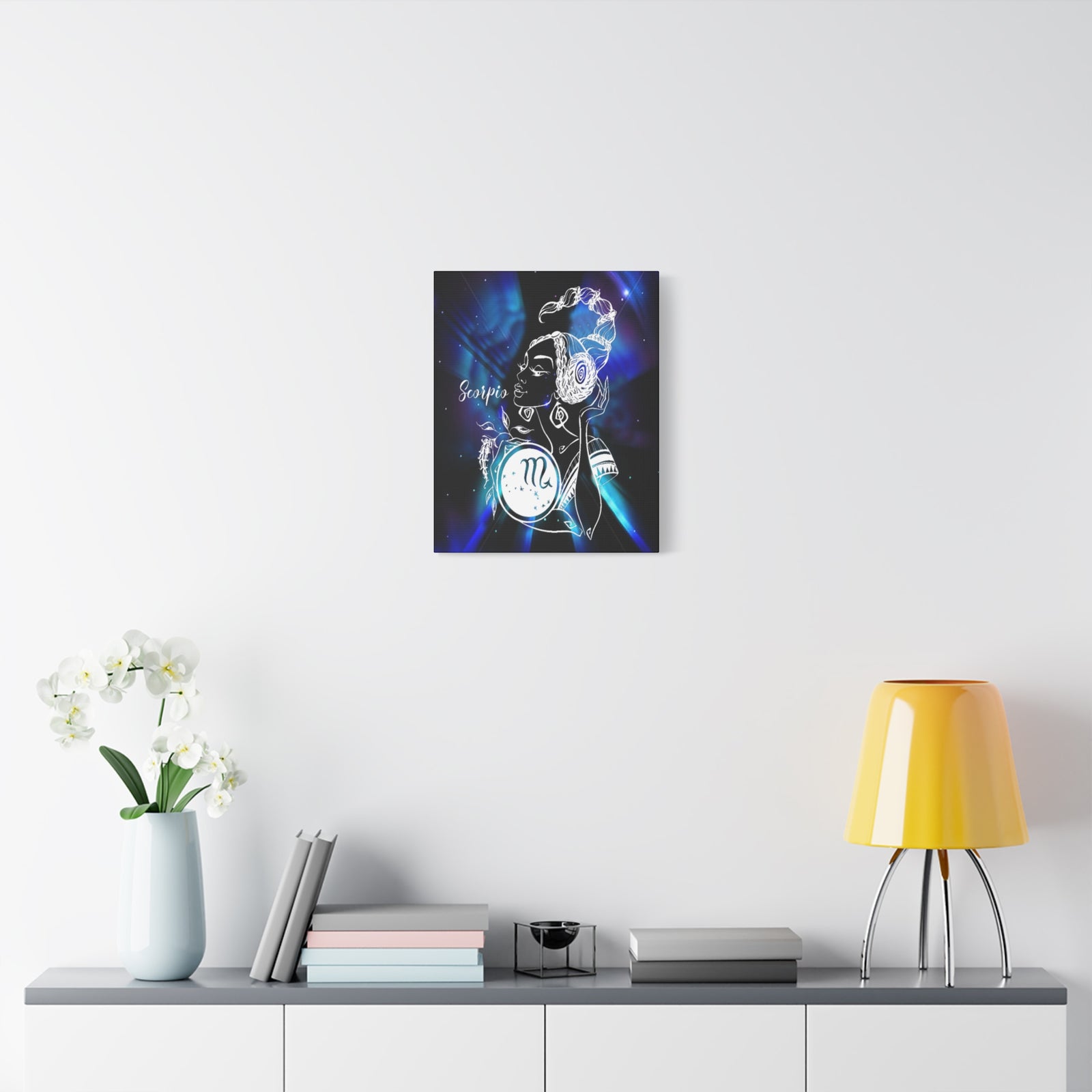 Scorpio Zodiac Horoscope Sign Constellation Canvas Print Astrology Home Décor Ready to Hang Artwork-Express Your Love Gifts