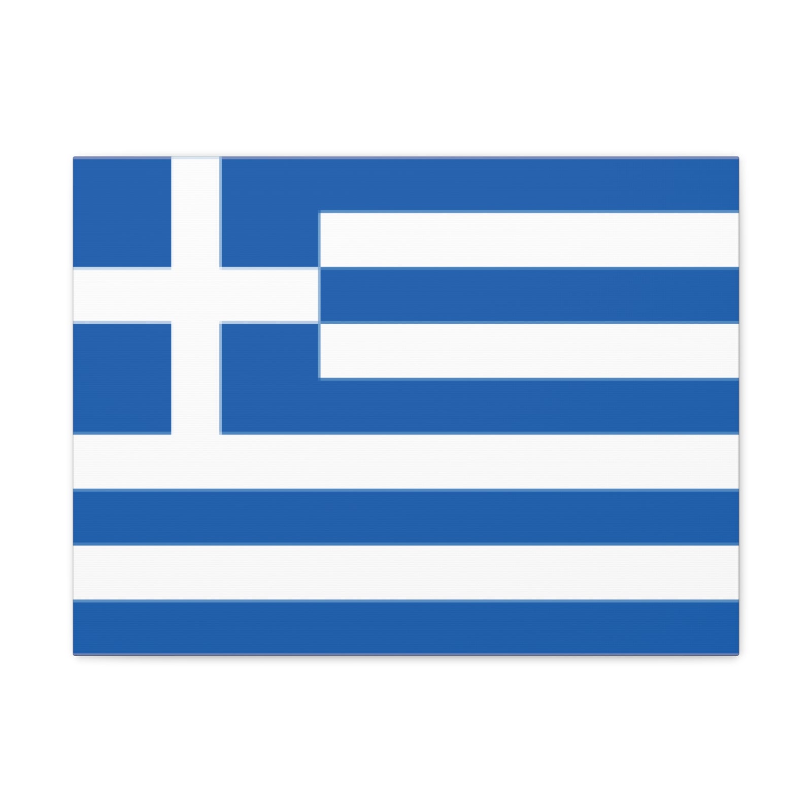 Greece Country Flag Canvas Vibrant Wall Art Unframed Home Decor-Express Your Love Gifts