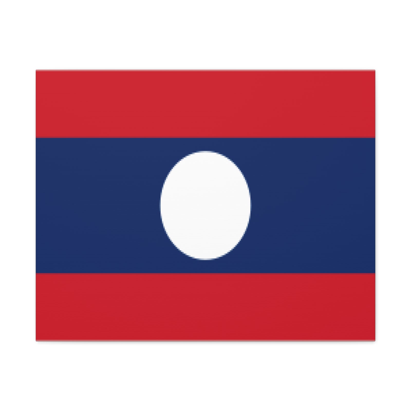 Laos Country Flag Canvas Vibrant Wall Art Unframed Home Decor-Express Your Love Gifts