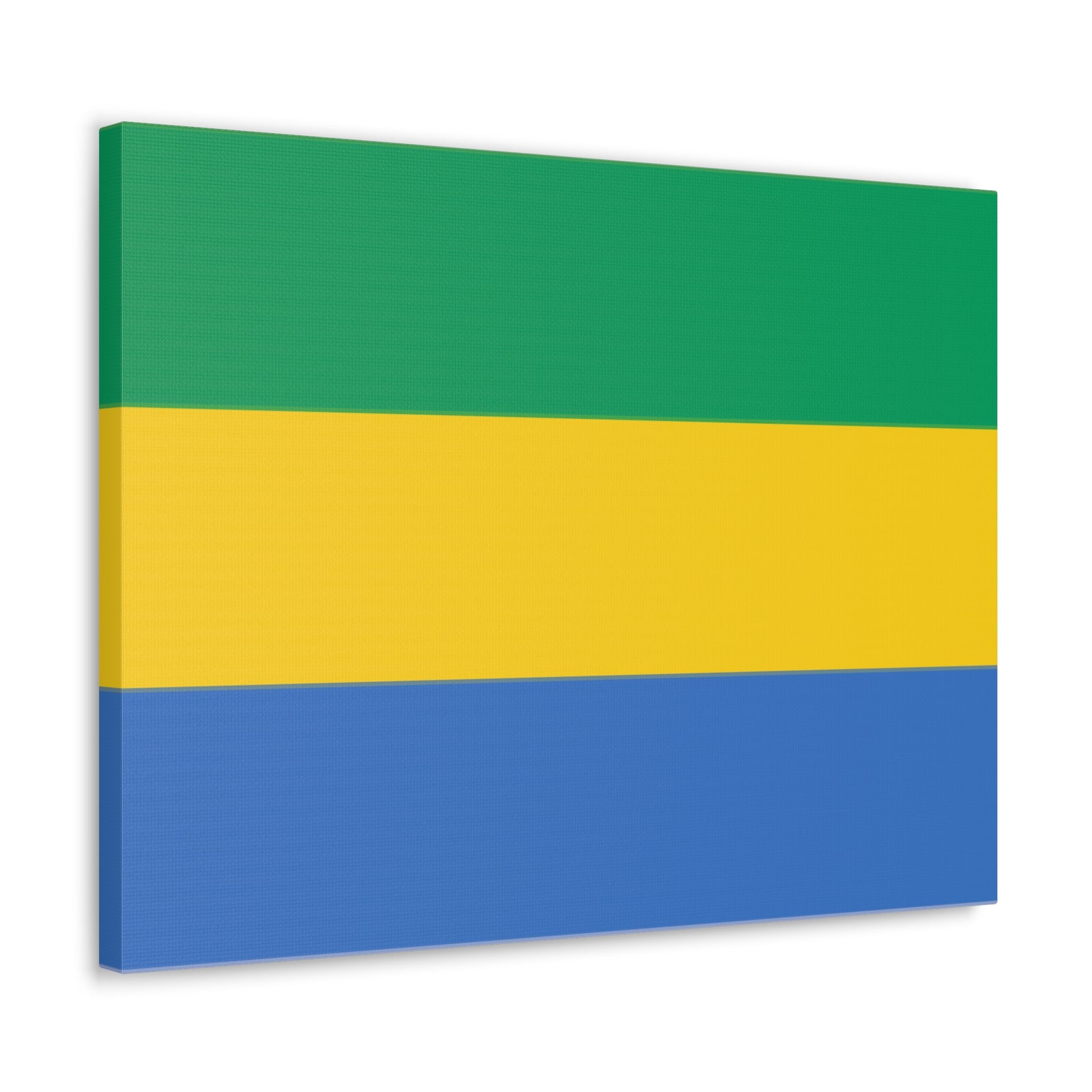 Gabon Country Flag Canvas Vibrant Wall Art Unframed Home Decor-Express Your Love Gifts