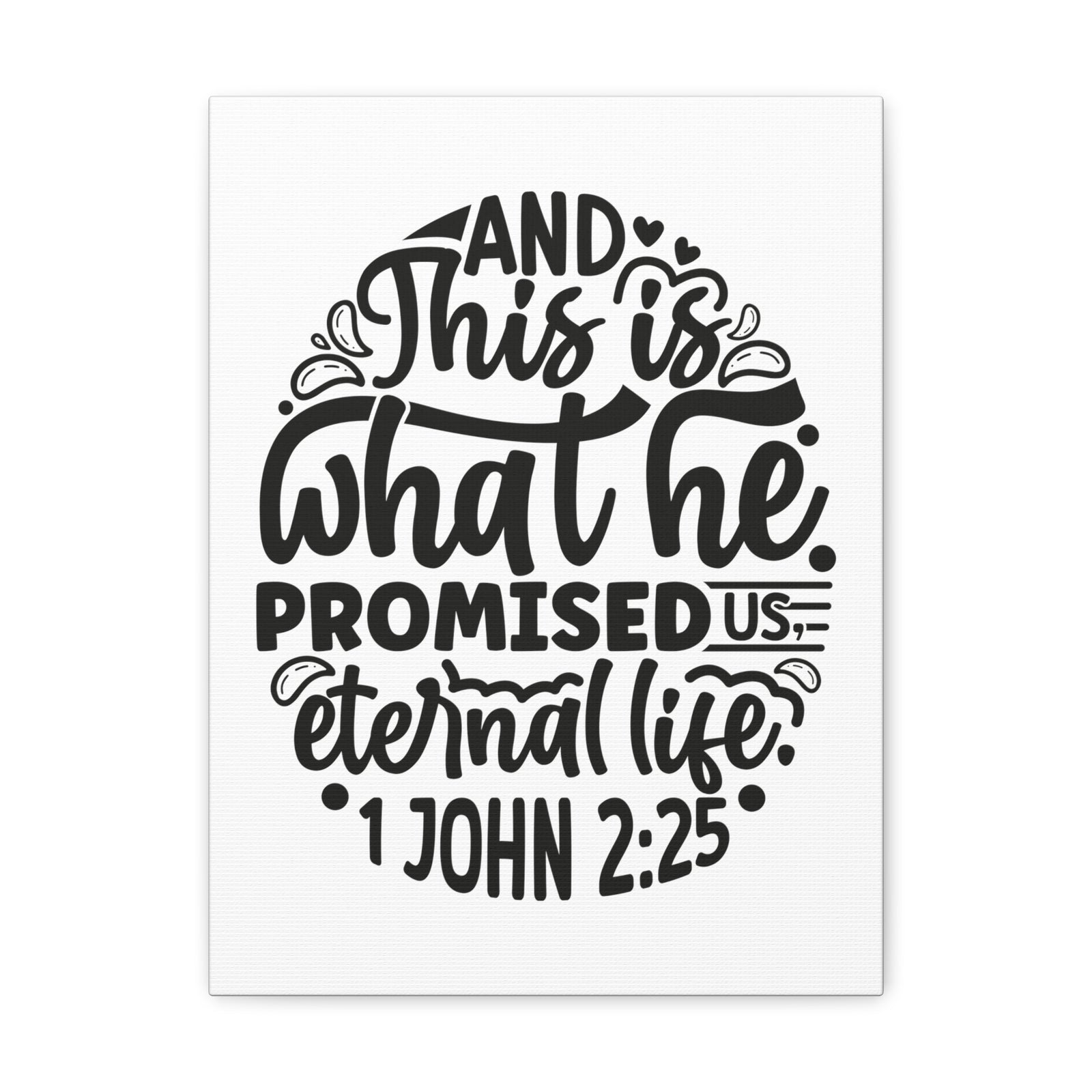 Scripture Walls Joshua 24:15 Serve The Lord Bible Verse Canvas Christian Wall Art Ready to Hang Unframed-Express Your Love Gifts