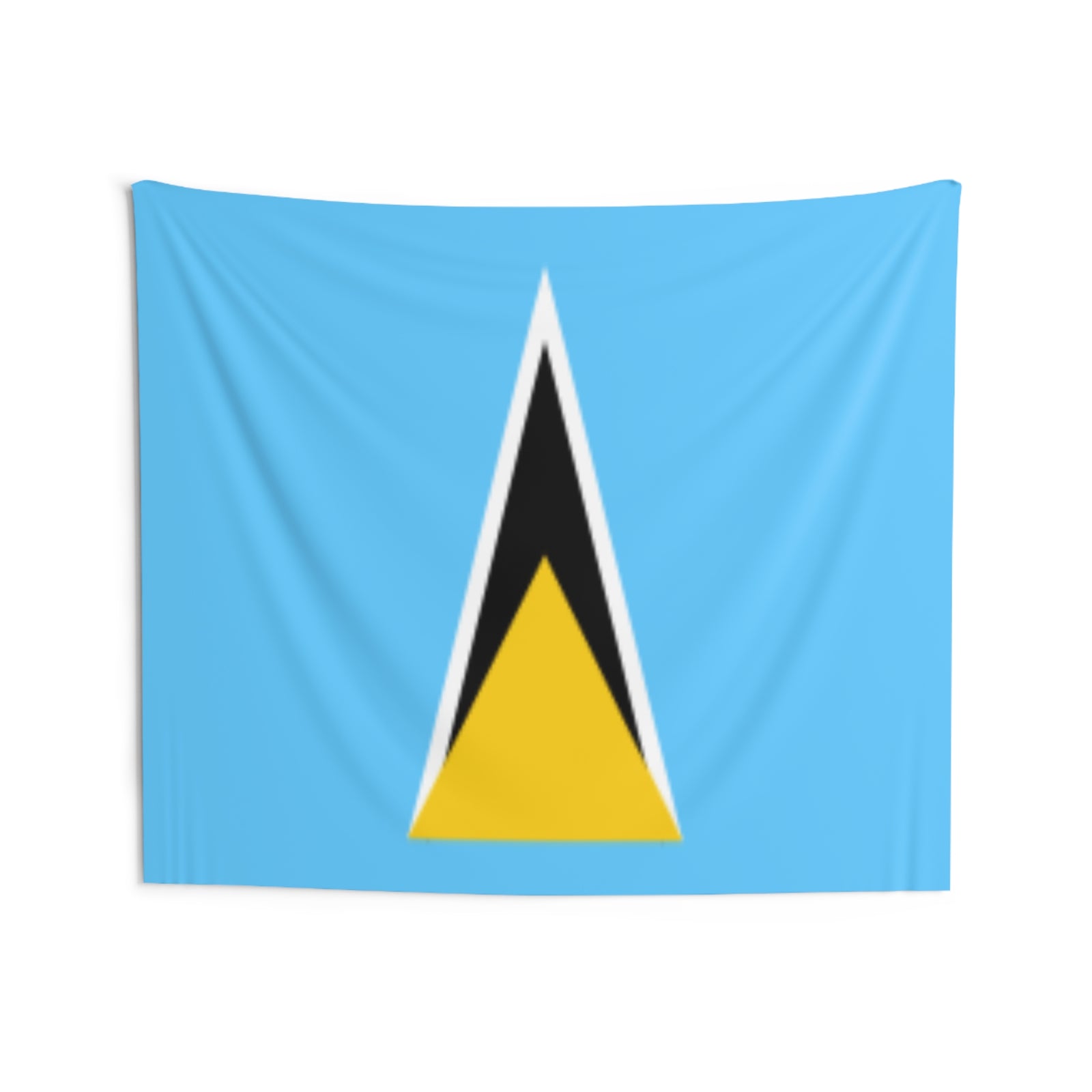 Saint Lucia Country Flag Wall Hanging Tapestry-Express Your Love Gifts