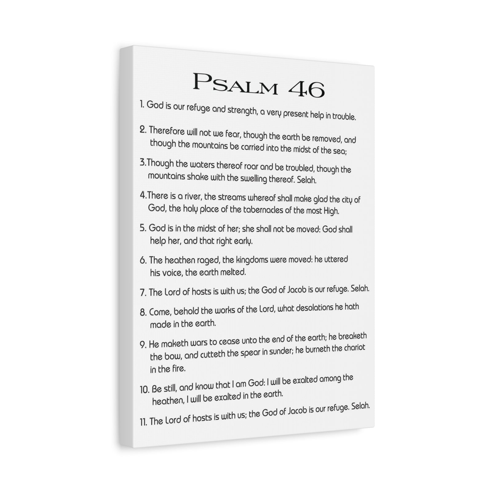 Scripture Walls Lord Reign In Me Psalm 46 Christian Wall Art Print Ready to Hang-Express Your Love Gifts