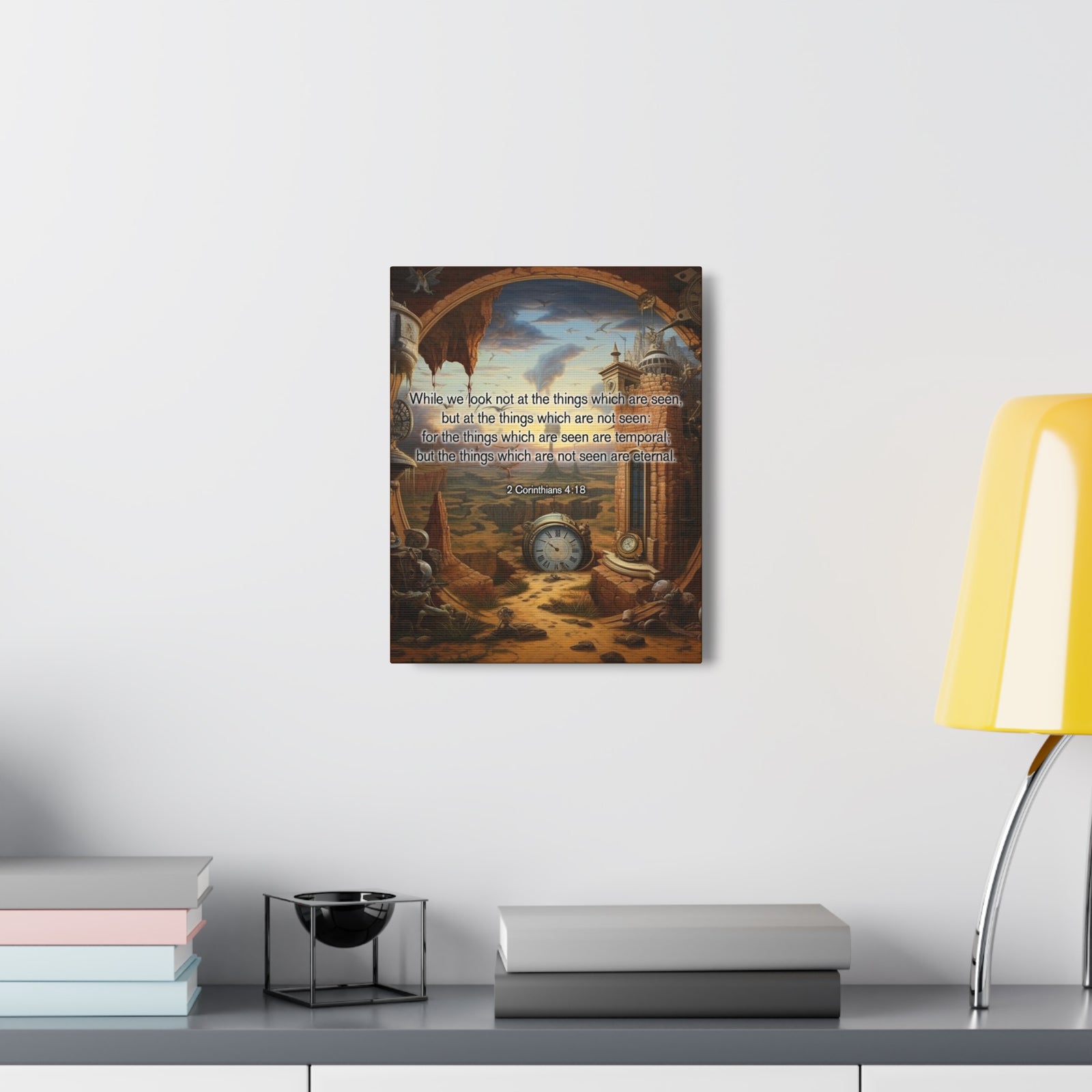 Scripture Walls Temporal 2 Corinthians 4:18 Christian Wall Art Print Ready to Hang Unframed-Express Your Love Gifts