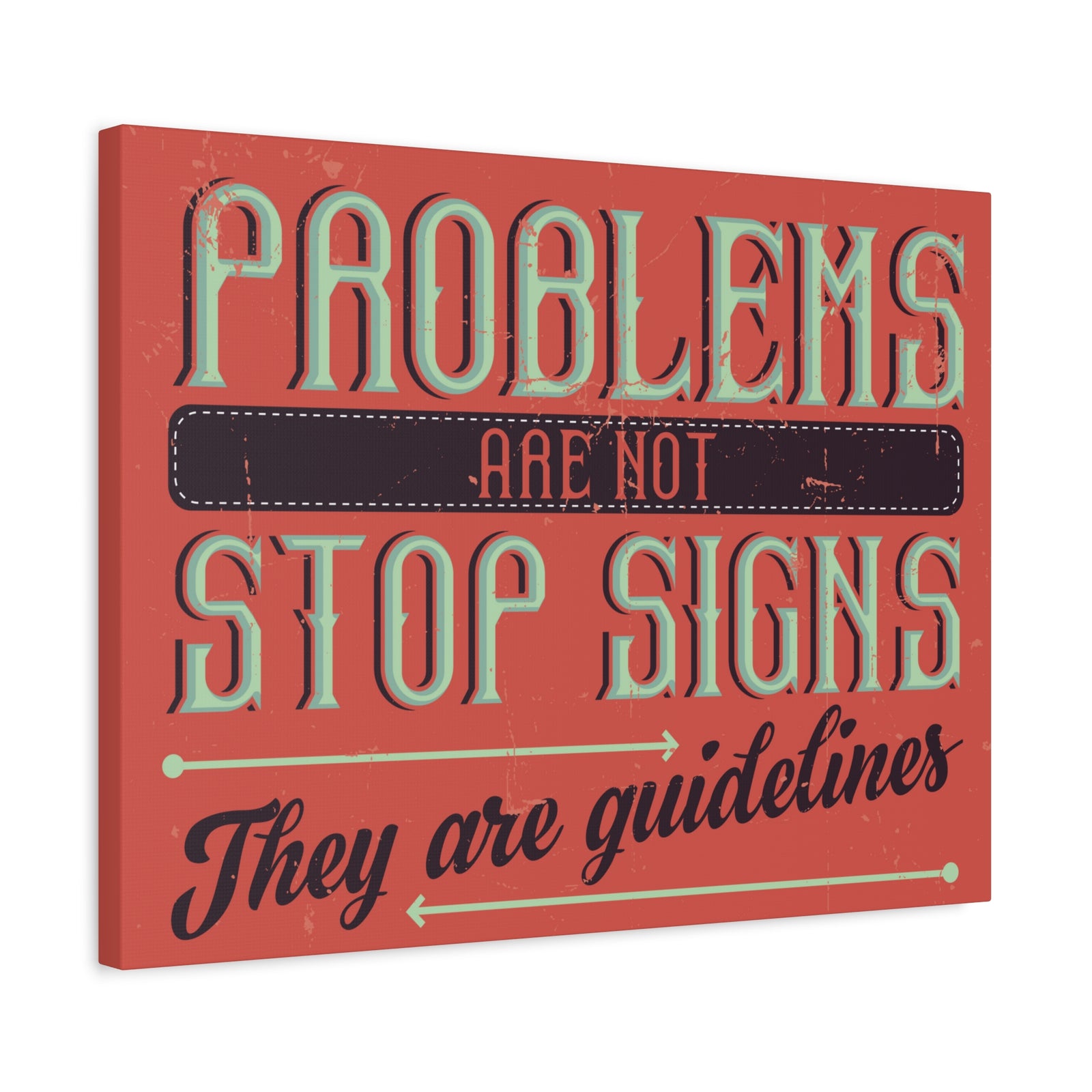 Inspirational Quote Canvas Guidelines Wall Art Motivational Motto Inspiring Prints Artwork Decor Ready to Hang-Express Your Love Gifts