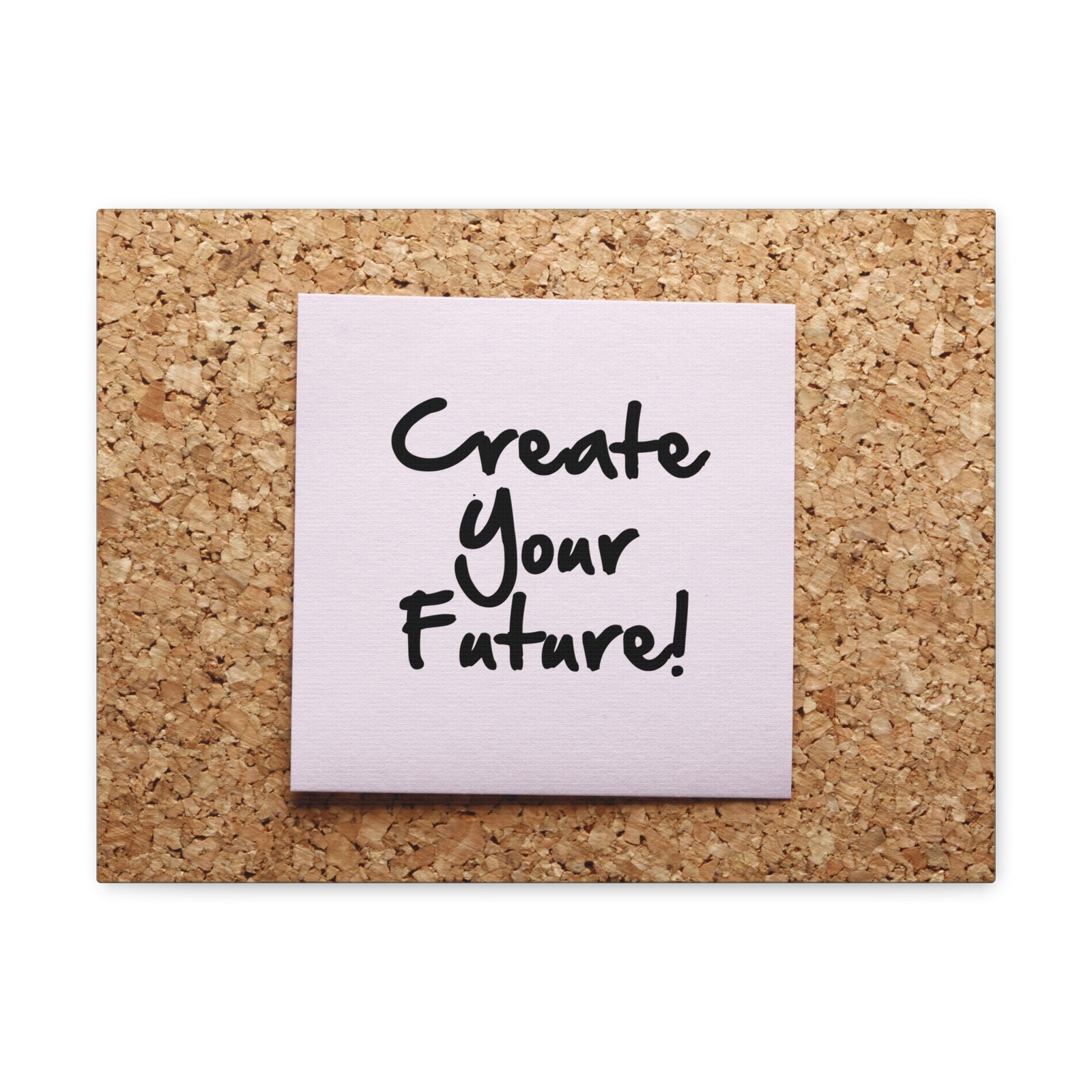 Inspirational Quote Canvas Create Your Future Motivational Print Ready to Hang Artwork-Express Your Love Gifts