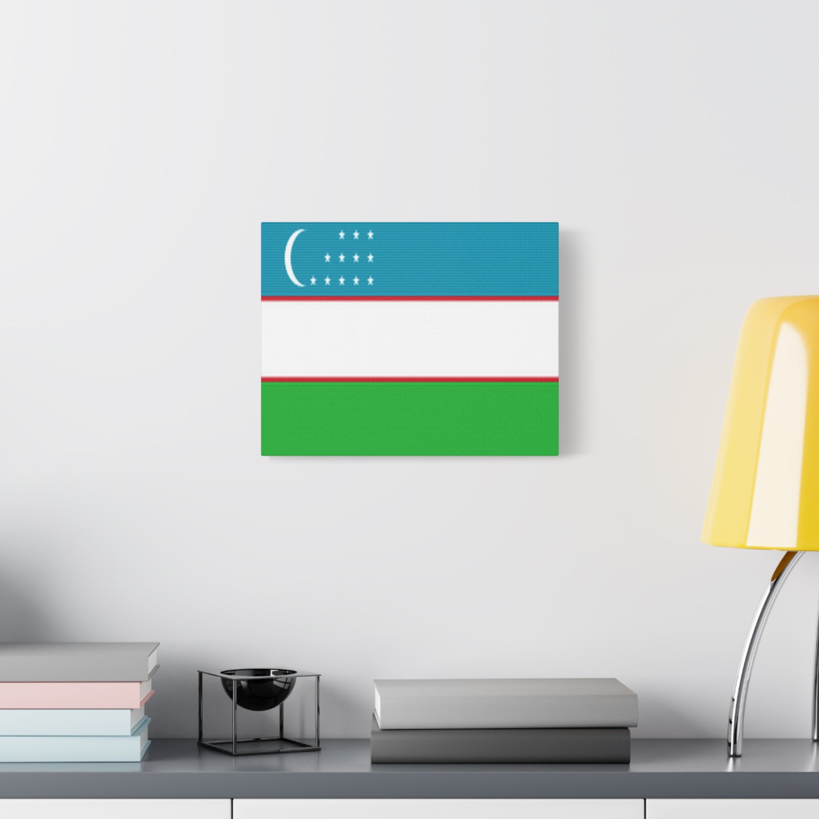 Uzbekistan Country Flag Canvas Vibrant Wall Art Unframed Home Decor-Express Your Love Gifts