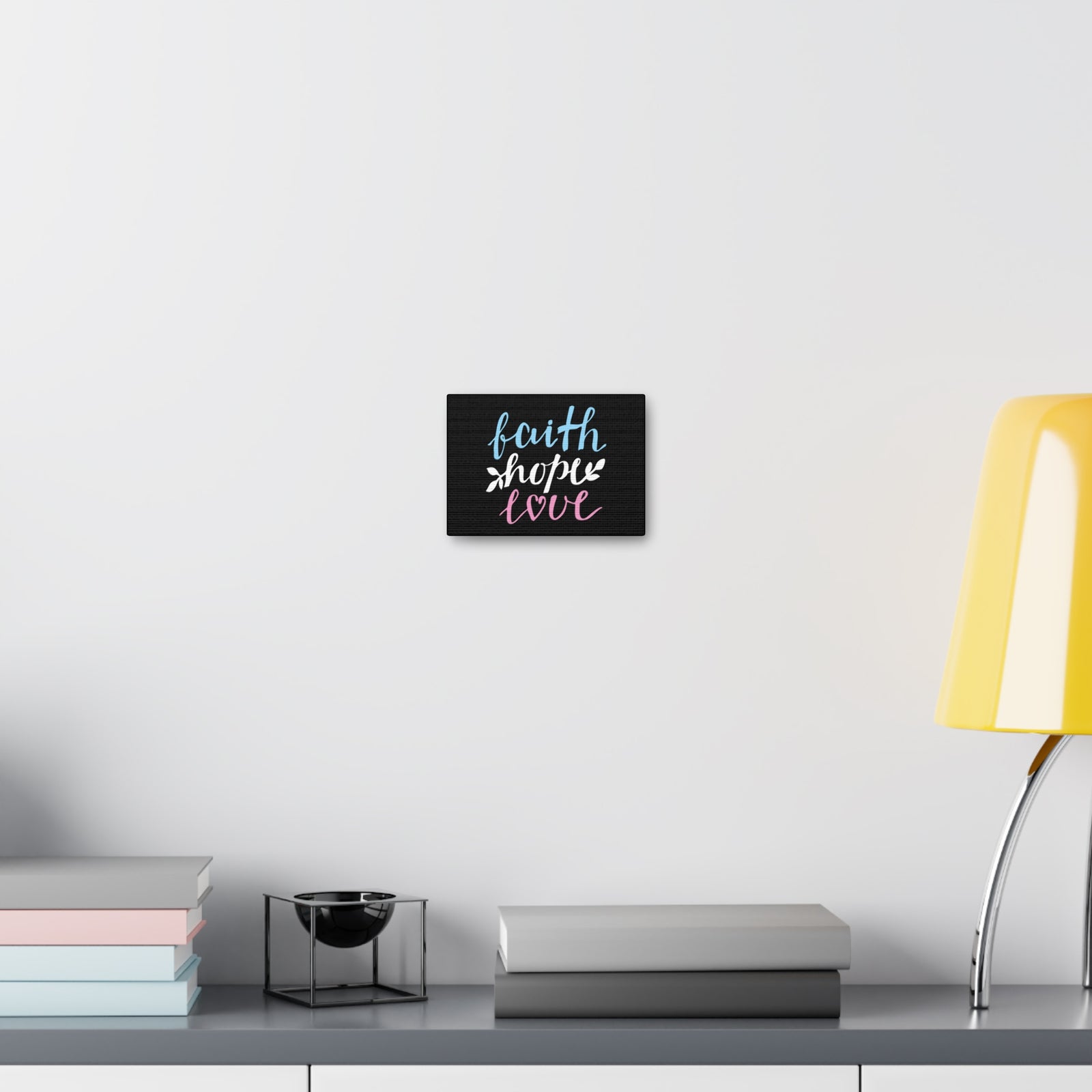 Scripture Walls Faith Hope Love Colors 1 Corinthians 13:13 Christian Wall Art Bible Verse Print Ready To Hang-Express Your Love Gifts