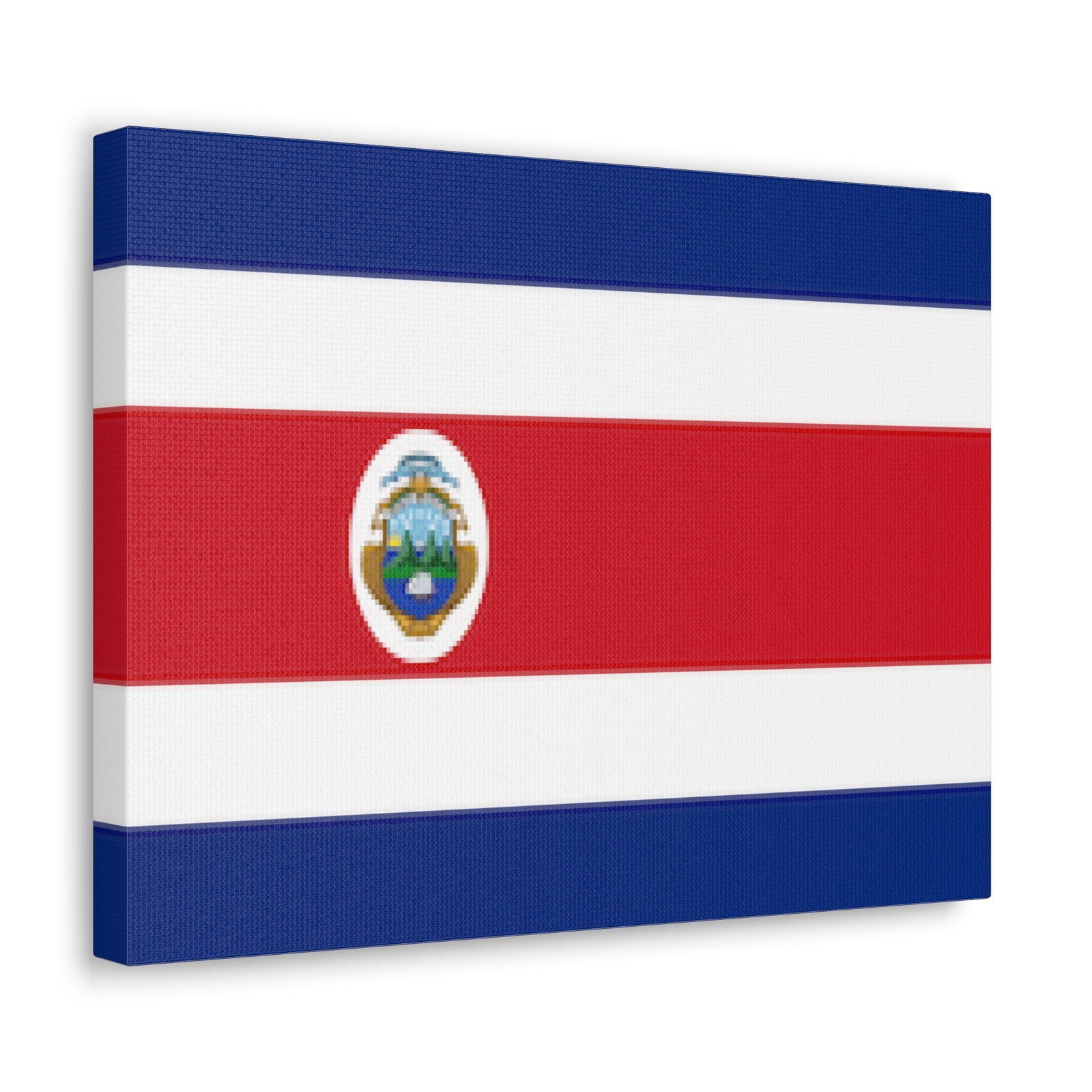 Costa Rica Country Flag Canvas Vibrant Wall Art Unframed Home Decor-Express Your Love Gifts