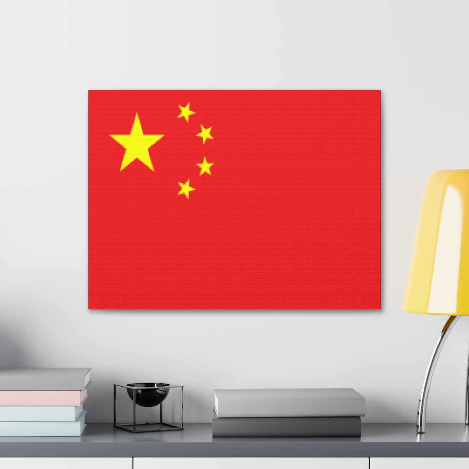 China Country Flag Canvas Vibrant Wall Art Unframed Home Decor-Express Your Love Gifts
