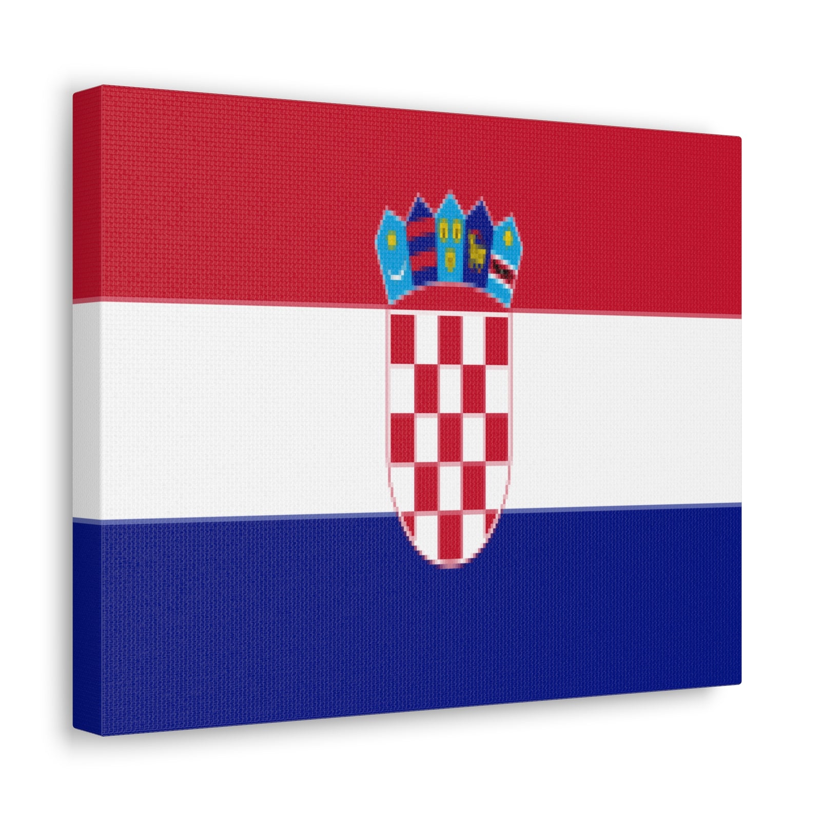 Croatia Country Flag Canvas Vibrant Wall Art Unframed Home Decor-Express Your Love Gifts