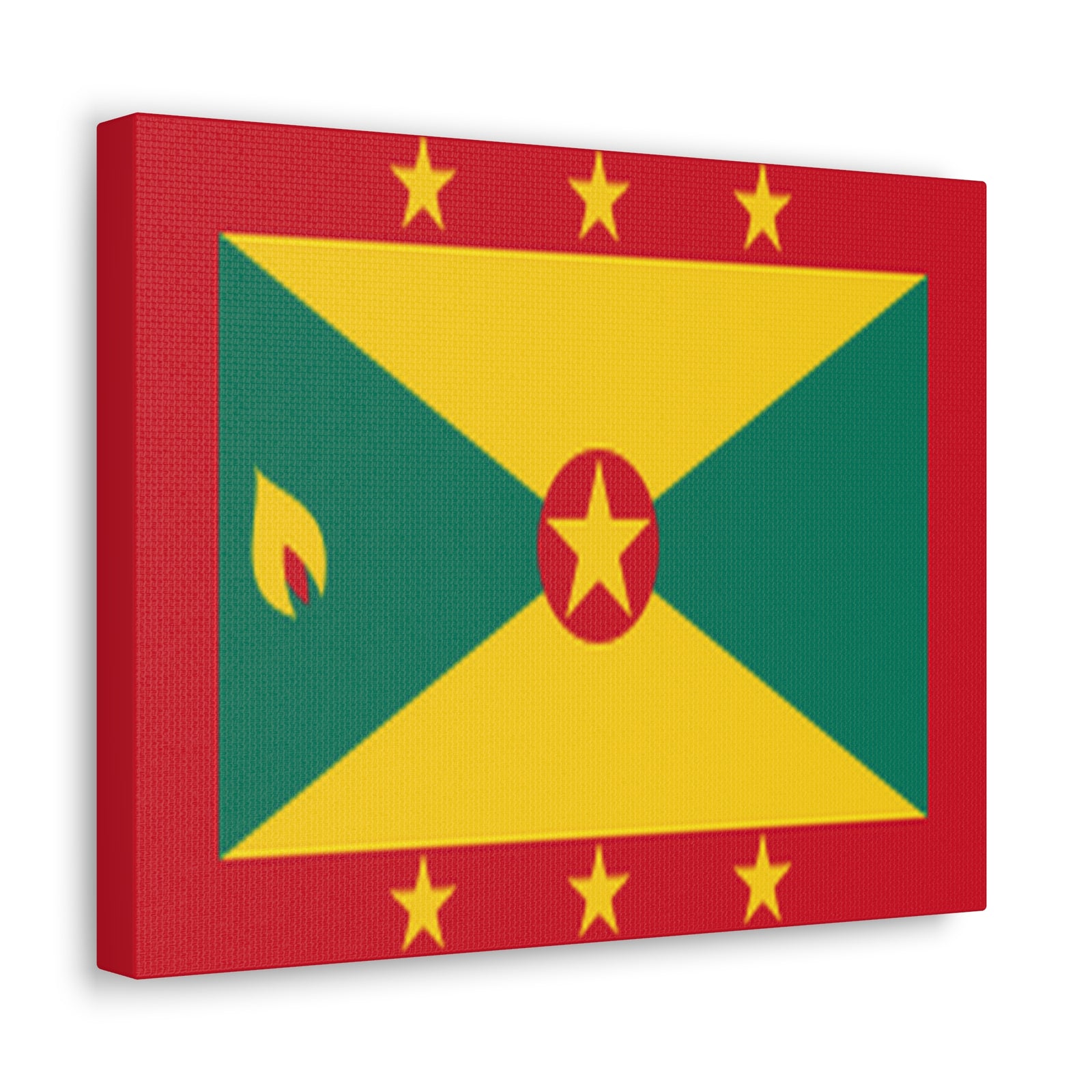 Grenada Country Flag Canvas Vibrant Wall Art Unframed Home Decor-Express Your Love Gifts
