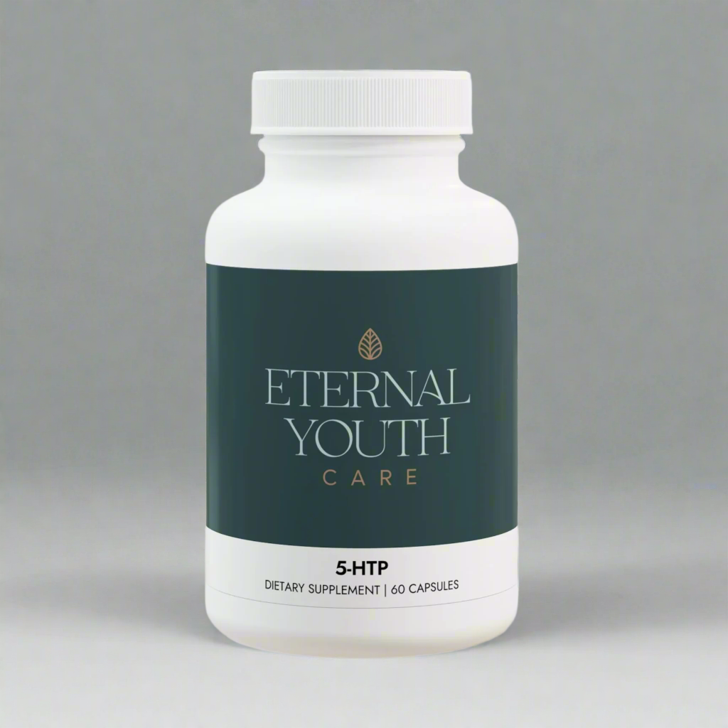 Eternal Youth 5-HTP Supplement – Sleep & Mood Support Non-GMO, Corn-Free (60 Capsules)-Express Your Love Gifts