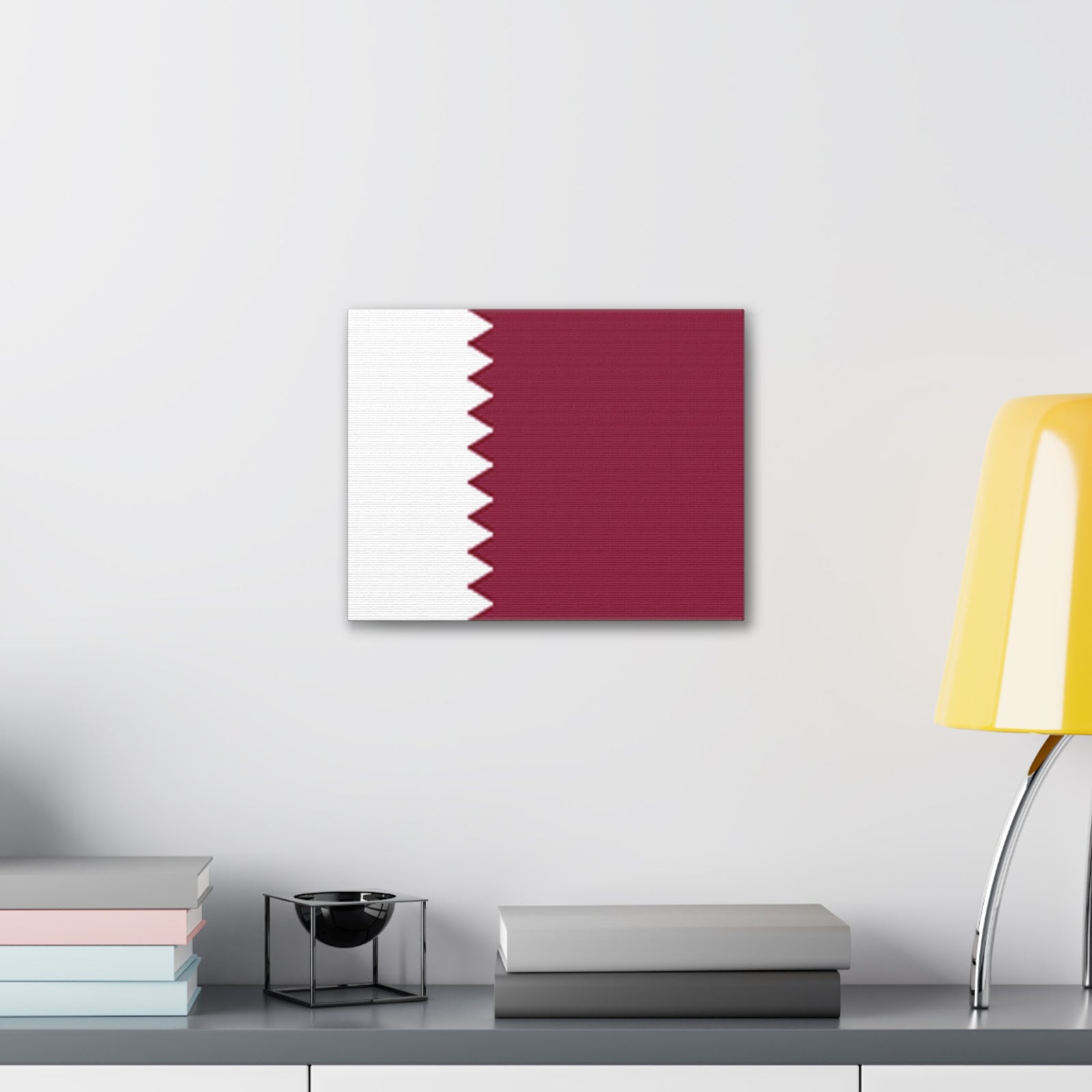 Qatar Country Flag Canvas Vibrant Wall Art Unframed Home Decor-Express Your Love Gifts