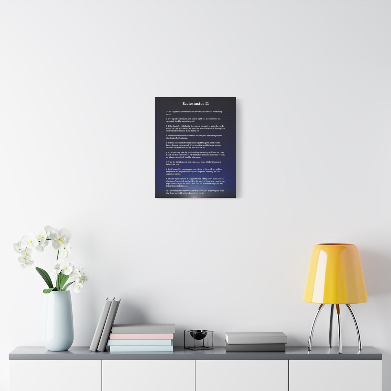 Scripture Walls Charity Ecclesiastes 11 Bible Verse Canvas Christian Wall Art Ready to Hang-Express Your Love Gifts