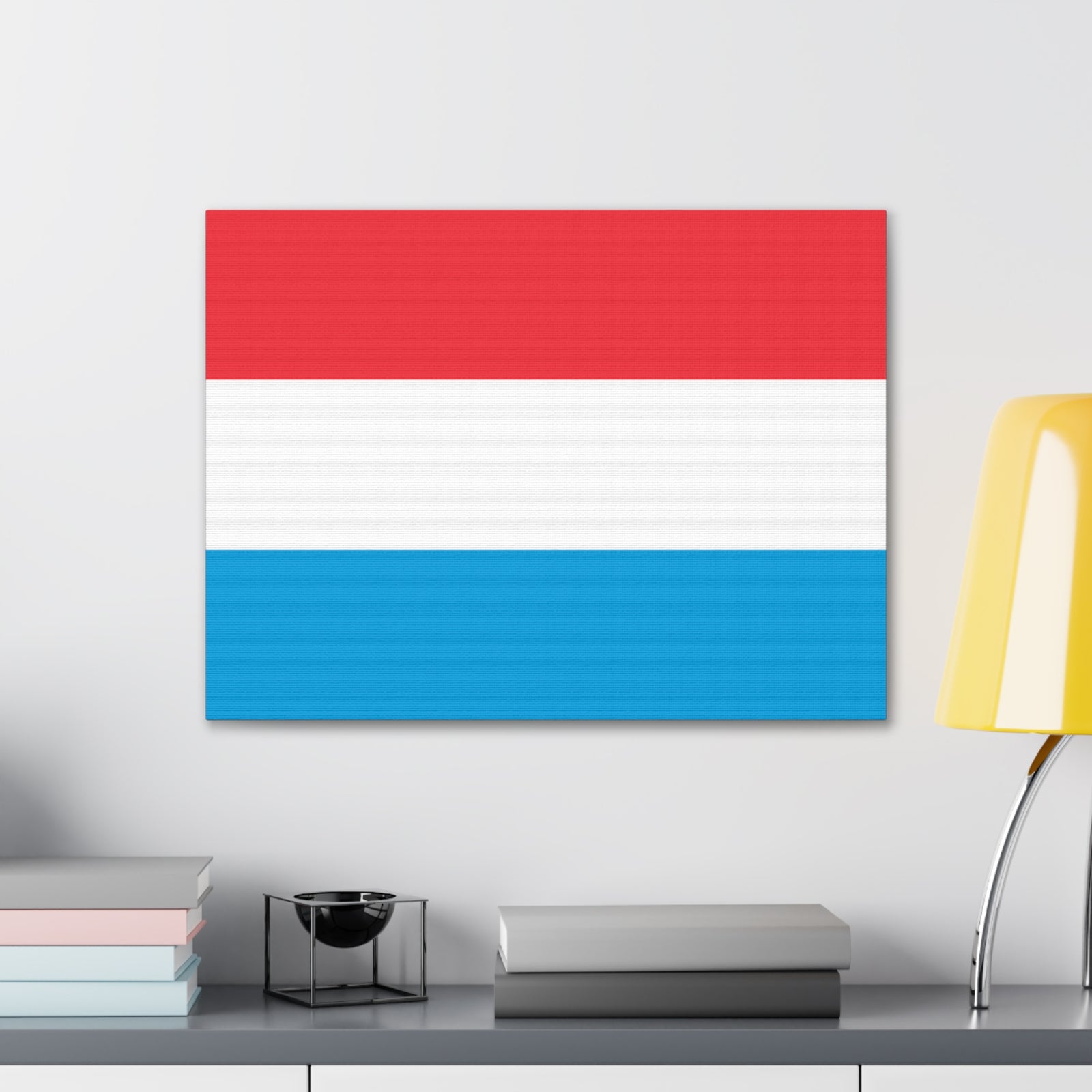 Luxembourg Country Flag Canvas Vibrant Wall Art Unframed Home Decor-Express Your Love Gifts