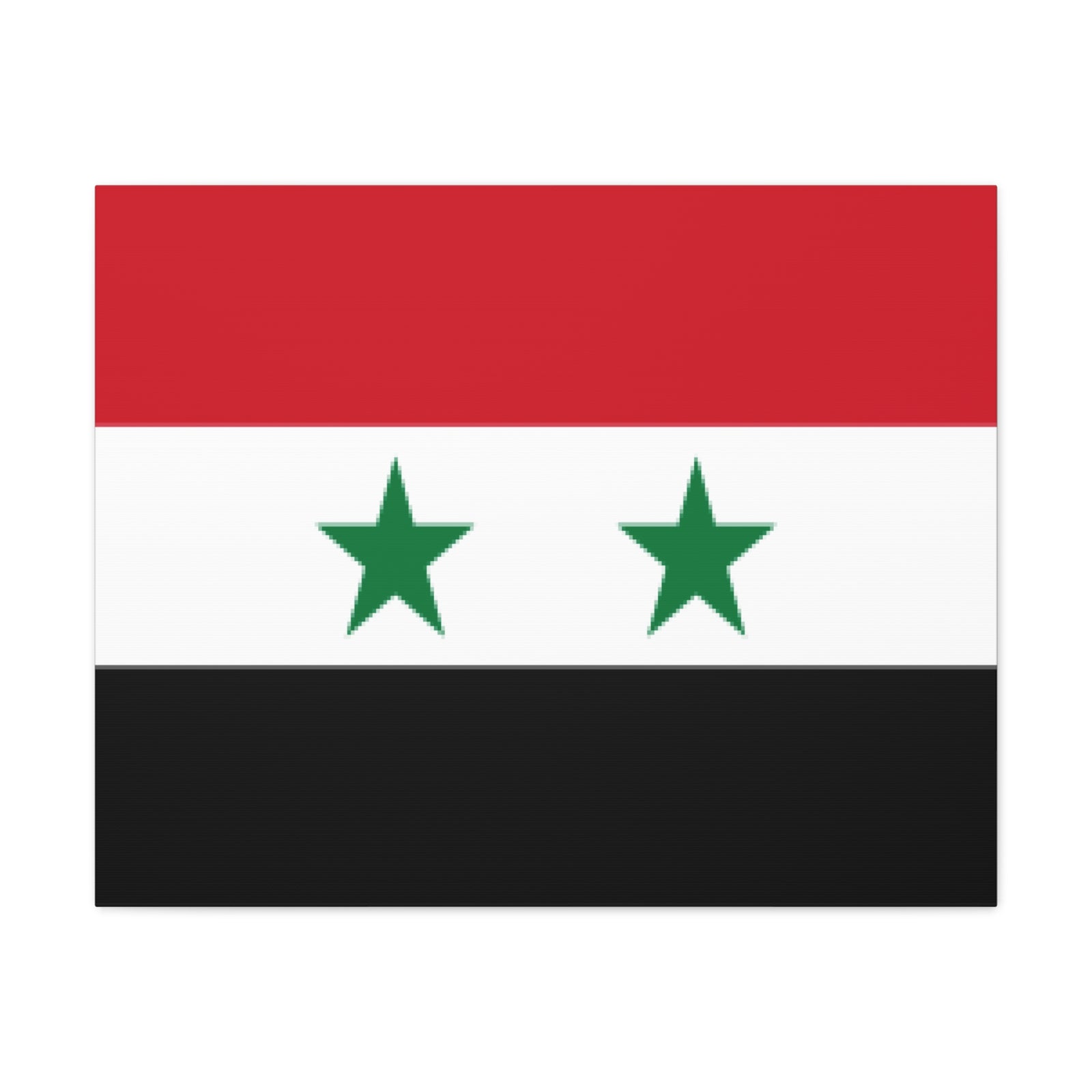 Syria Country Flag Canvas Vibrant Wall Art Unframed Home Decor-Express Your Love Gifts