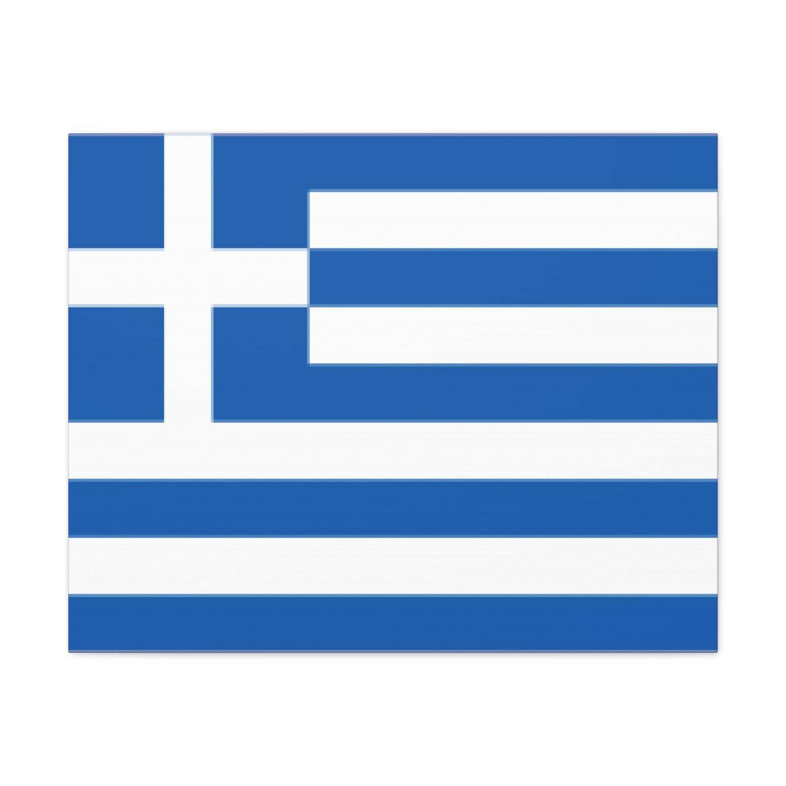 Greece Country Flag Canvas Vibrant Wall Art Unframed Home Decor-Express Your Love Gifts