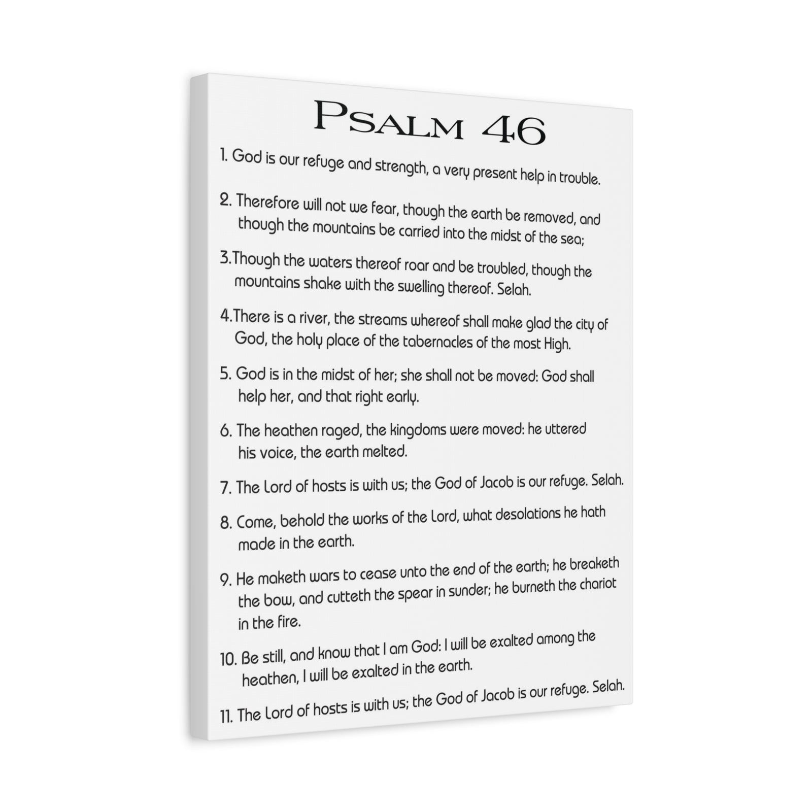 Scripture Walls Lord Reign In Me Psalm 46 Christian Wall Art Print Ready to Hang-Express Your Love Gifts