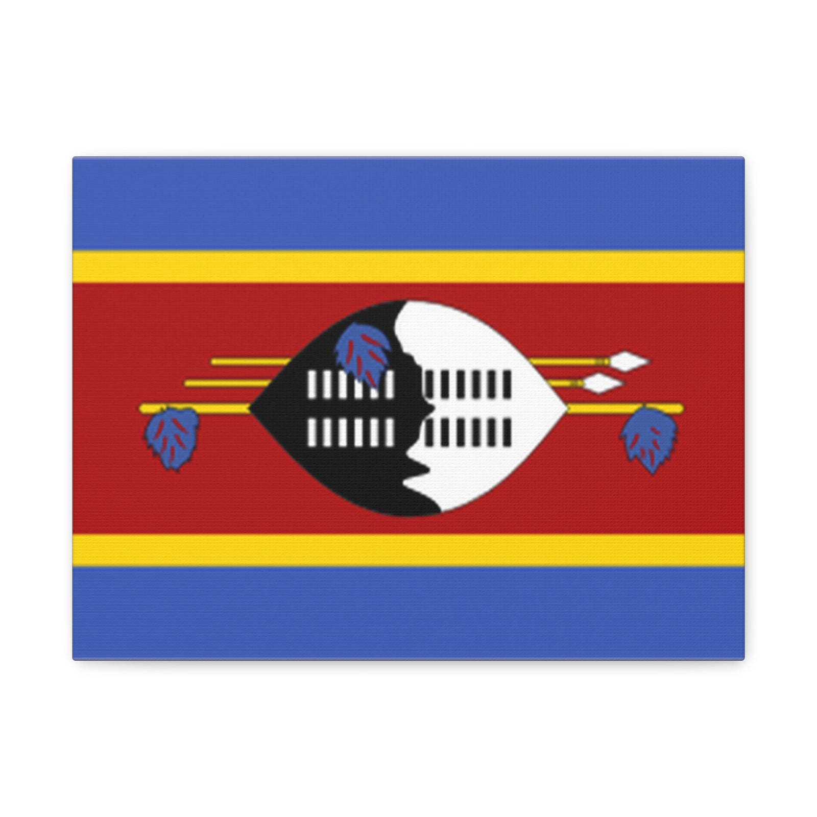 Eswatini Country Flag Canvas Vibrant Wall Art Unframed Home Decor-Express Your Love Gifts