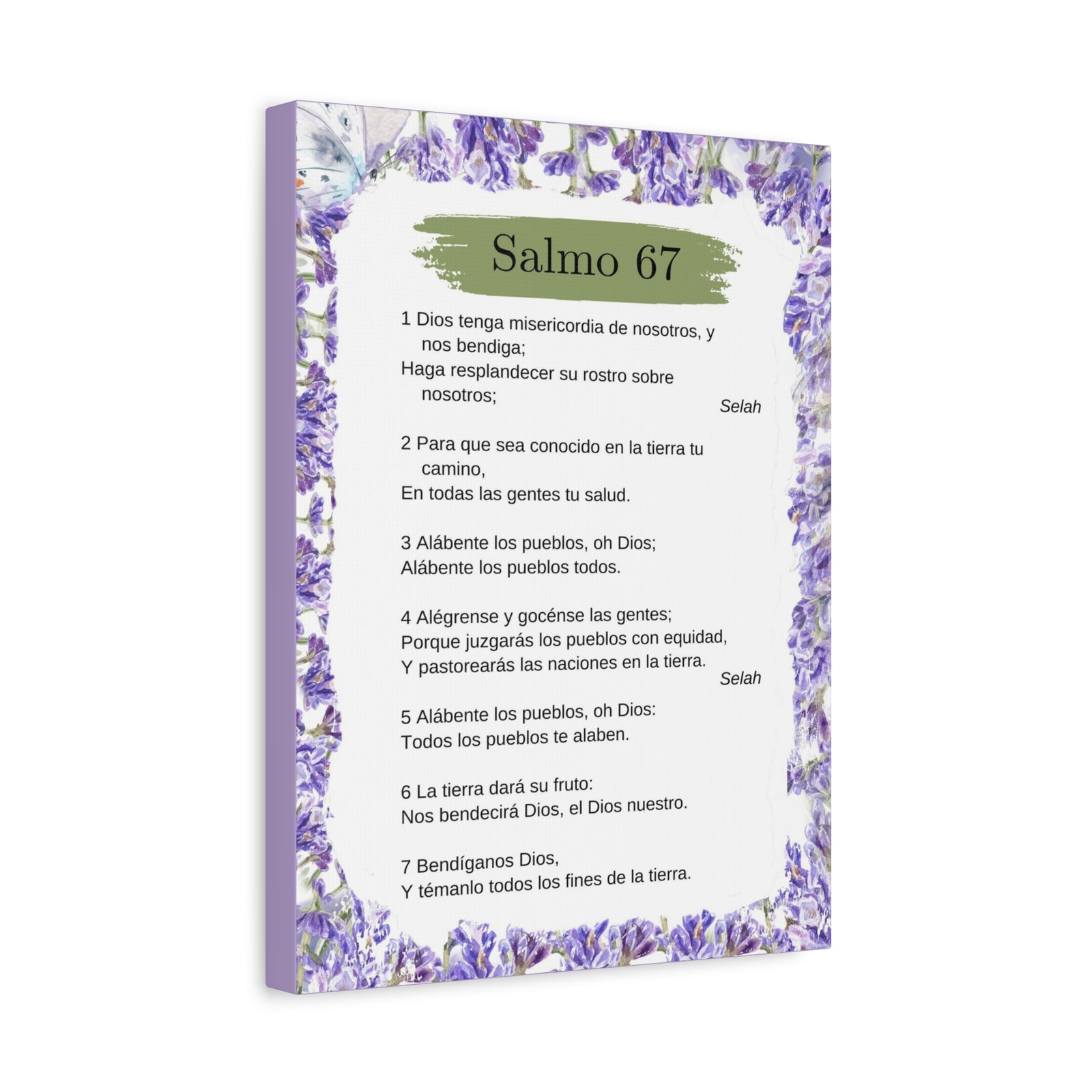 Salmo 67 Impresión De Arte Cristiano en la Pared Lista Para Colgar-Express Your Love Gifts