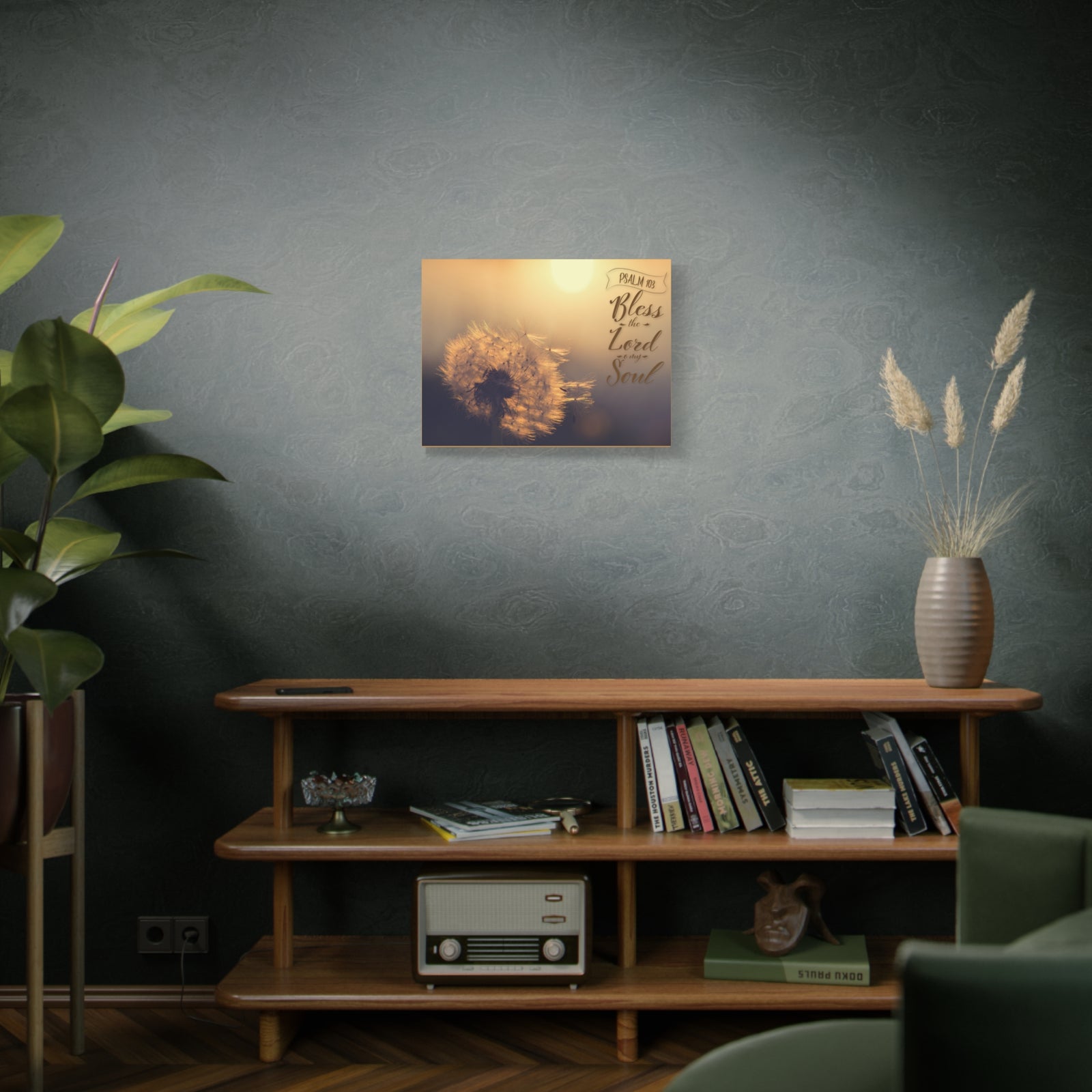 Scripture Walls Bless The Lord Psalm 103 Bible Verse Canvas Christian Wall Art Ready to Hang-Express Your Love Gifts