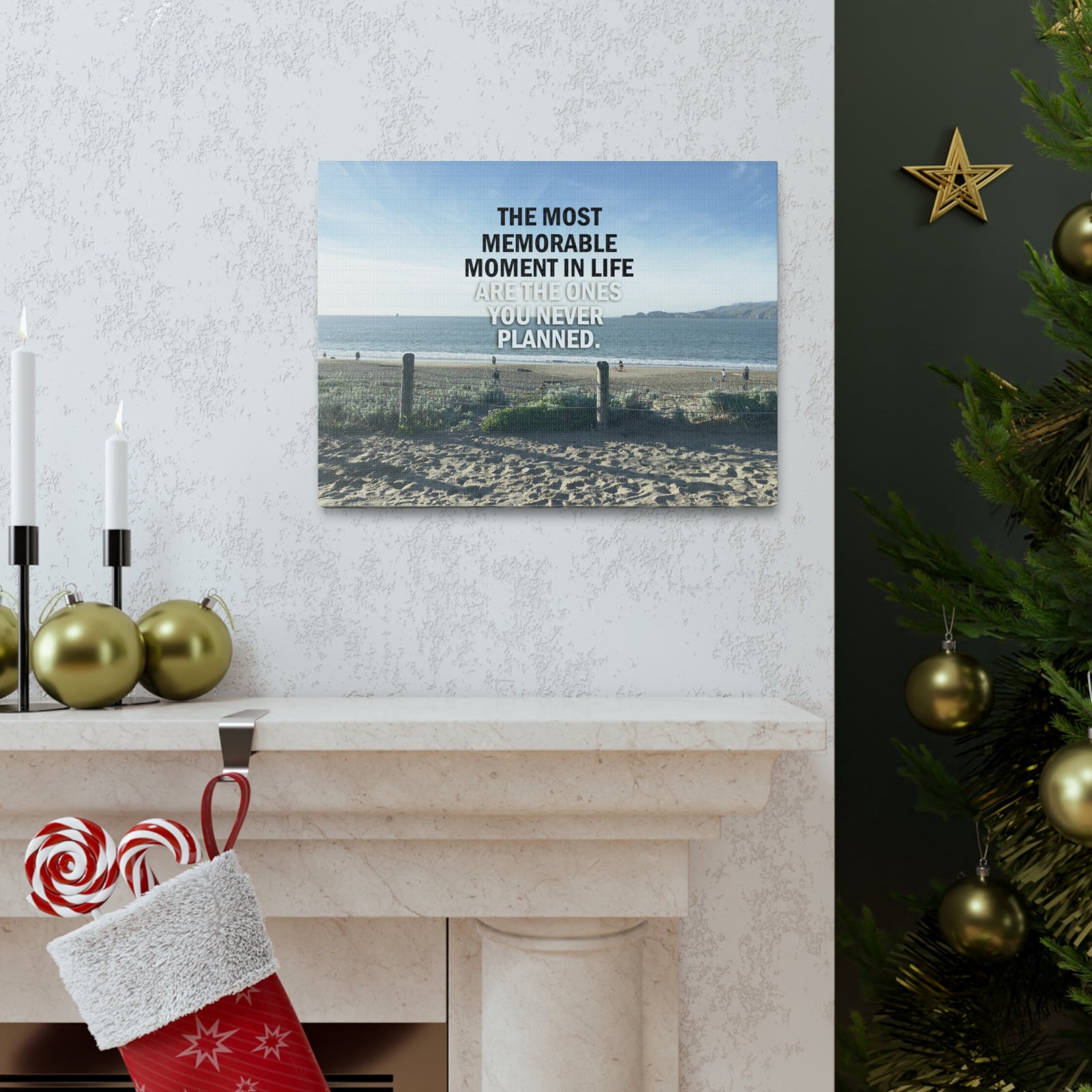 Inspirational Quote Canvas The Most Memorable Motivational Print Ready to Hang Artwork-Express Your Love Gifts