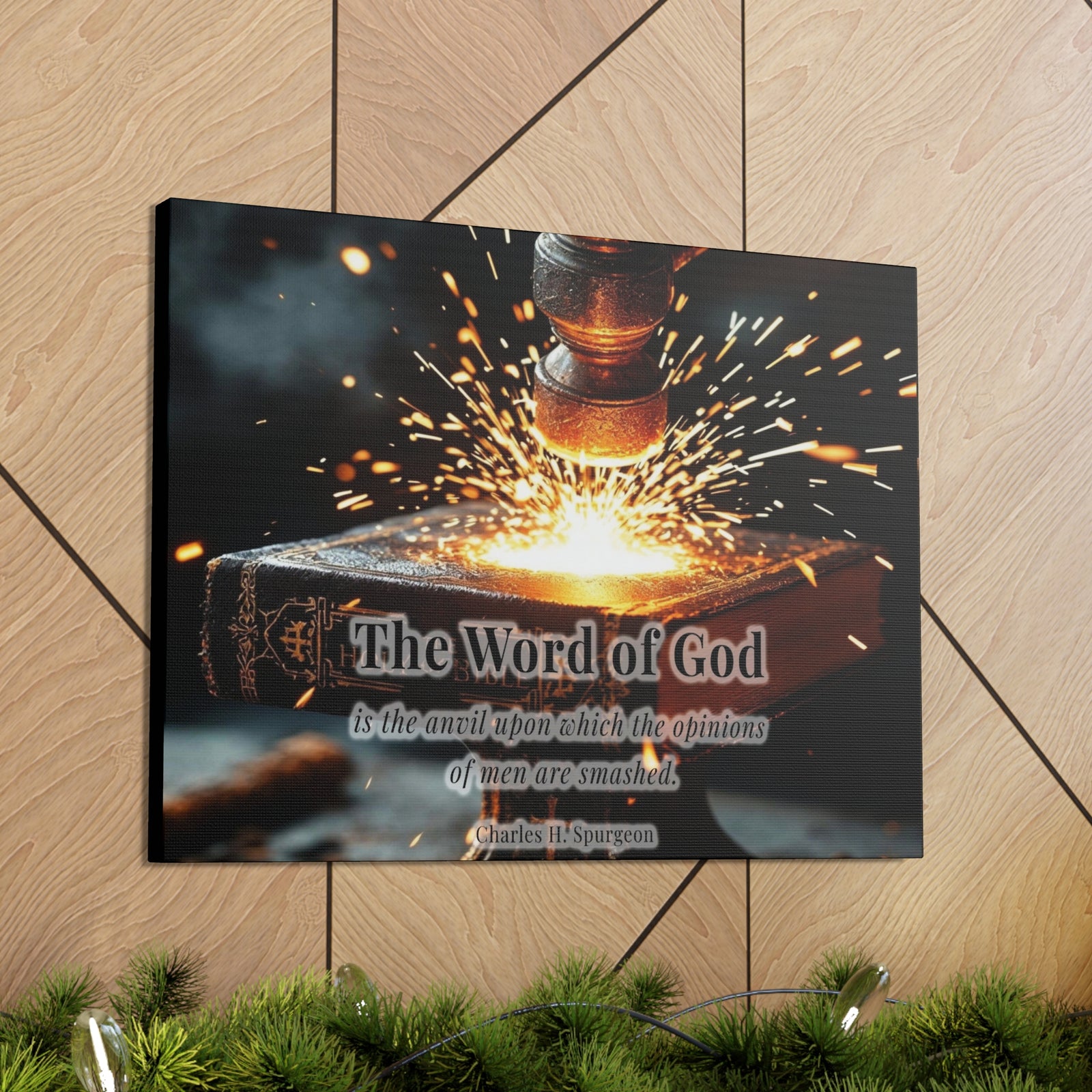 Scripture Walls The Word of God by Charles H. Spurgeon Bible Verse Canvas Christian Wall Art Ready to Hang Unframed-Express Your Love Gifts