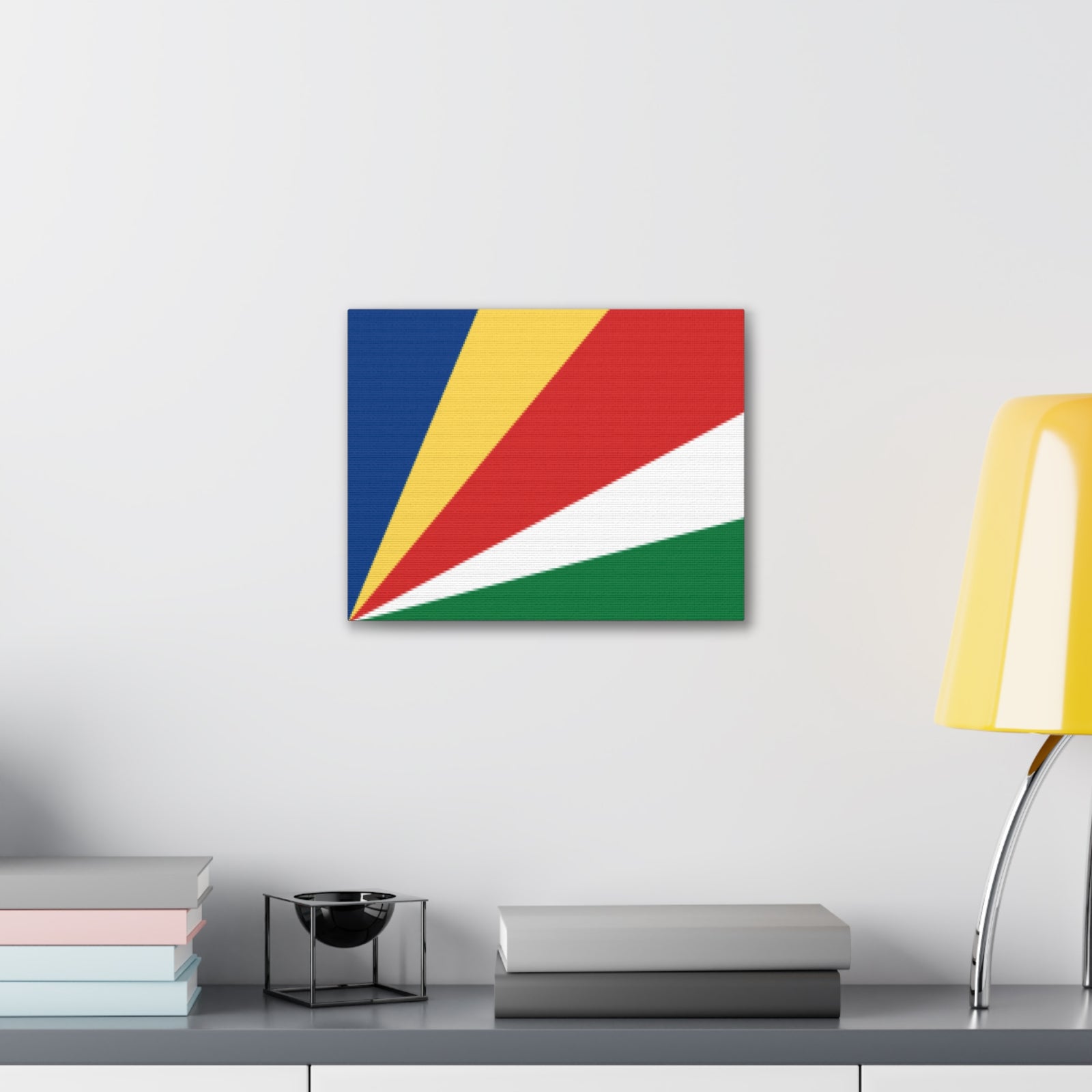 Seychelles Country Flag Canvas Vibrant Wall Art Unframed Home Decor-Express Your Love Gifts
