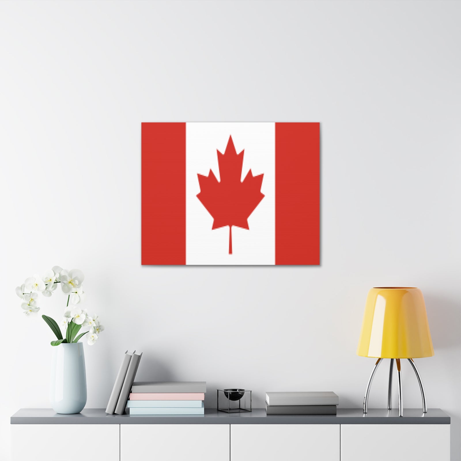 Canada Country Flag Canvas Vibrant Wall Art Unframed Home Decor-Express Your Love Gifts