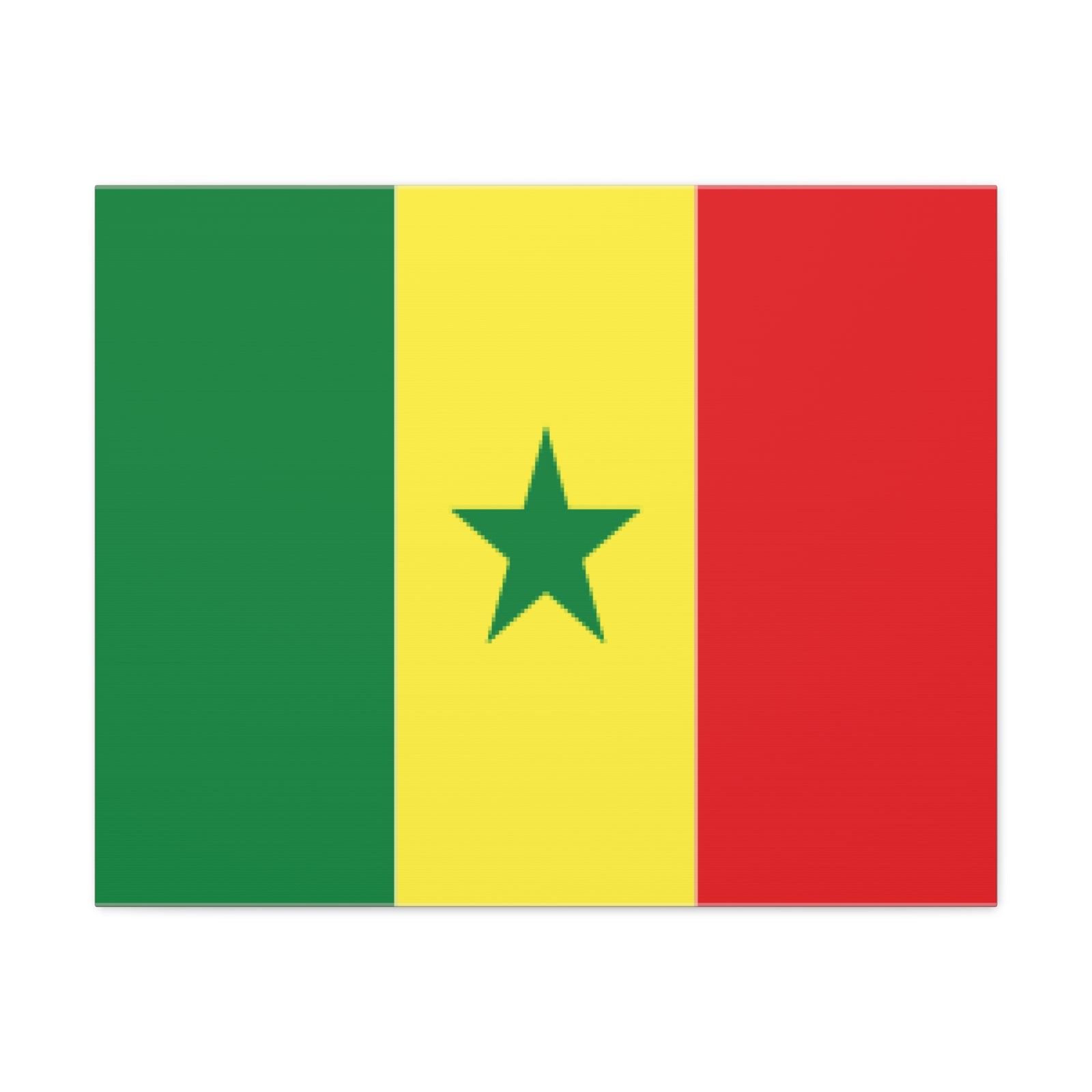 Senegal Country Flag Canvas Vibrant Wall Art Unframed Home Decor-Express Your Love Gifts