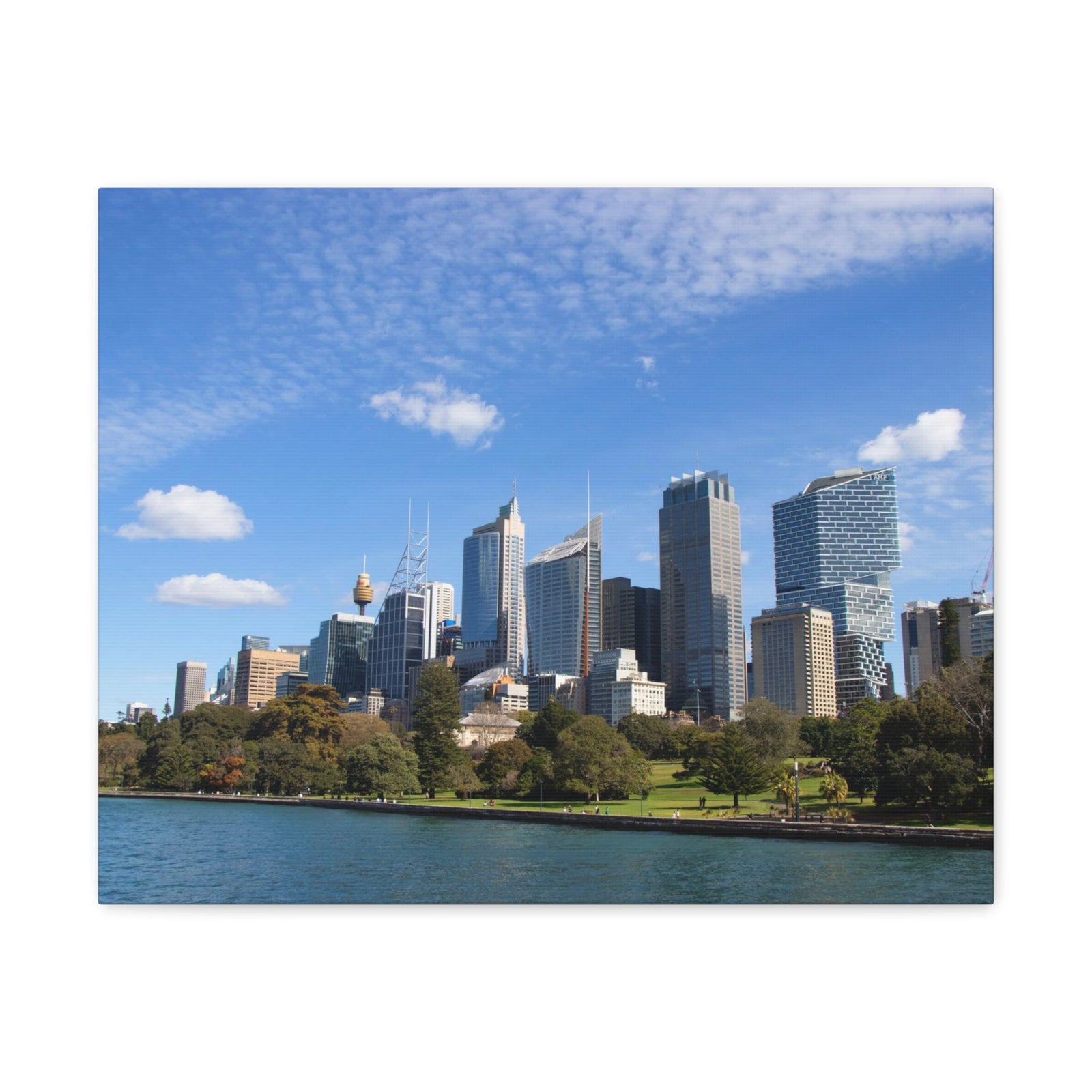 Sydney Daytime Skyline Canvas Artwork High-Quality Breathtaking Stunning Cityscape for Home Decor Ready to Hang-Express Your Love Gifts