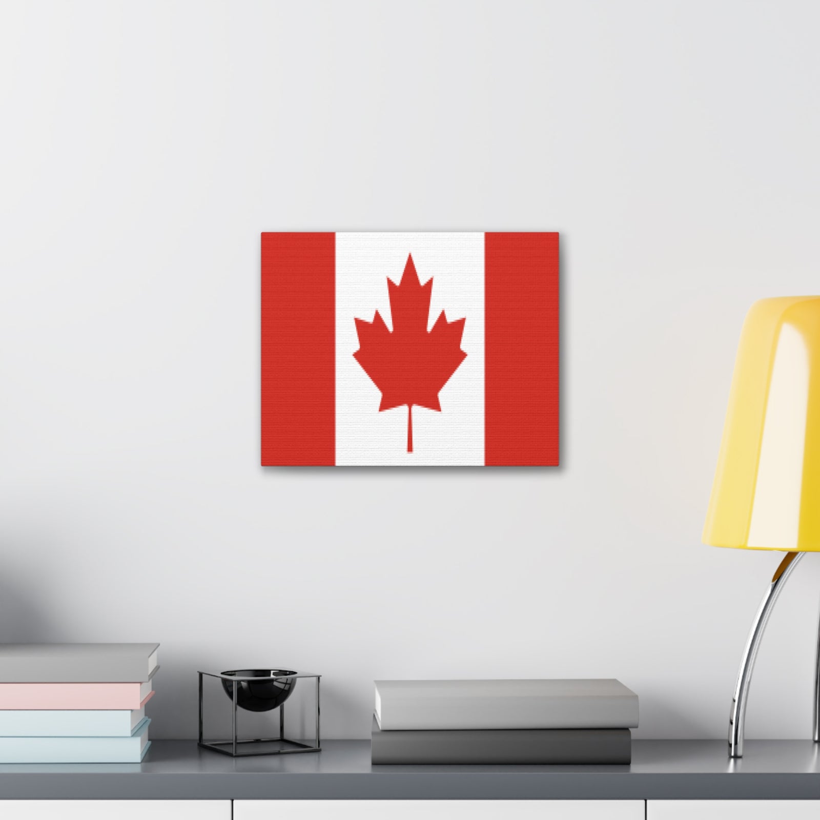 Canada Country Flag Canvas Vibrant Wall Art Unframed Home Decor-Express Your Love Gifts