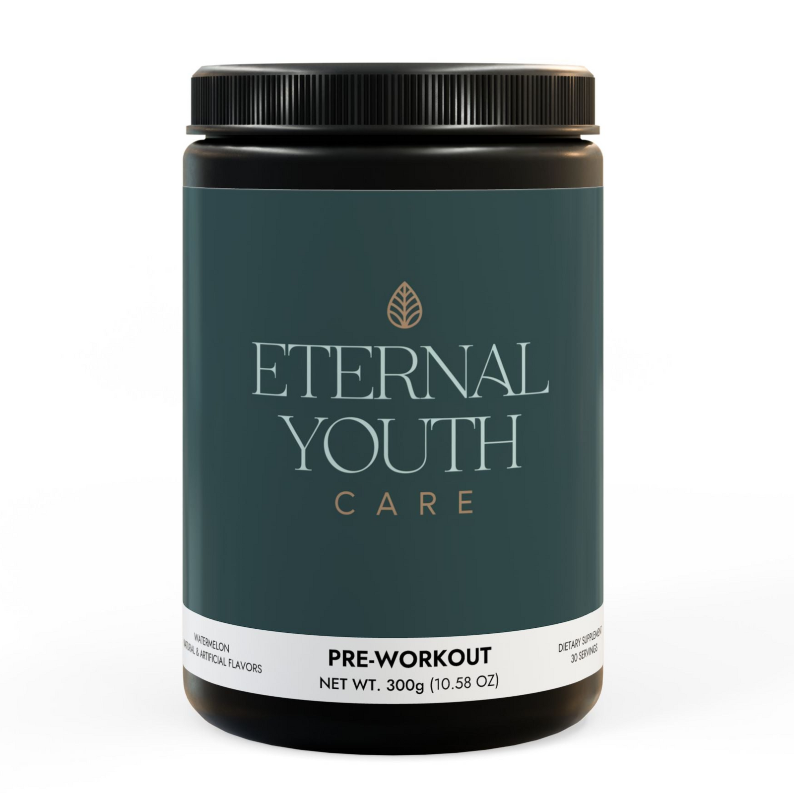Eternal Youth Care Pre-Workout – Watermelon Flavor Energy & Performance Boost Corn-Free, Lactose-Free (300g)-Express Your Love Gifts