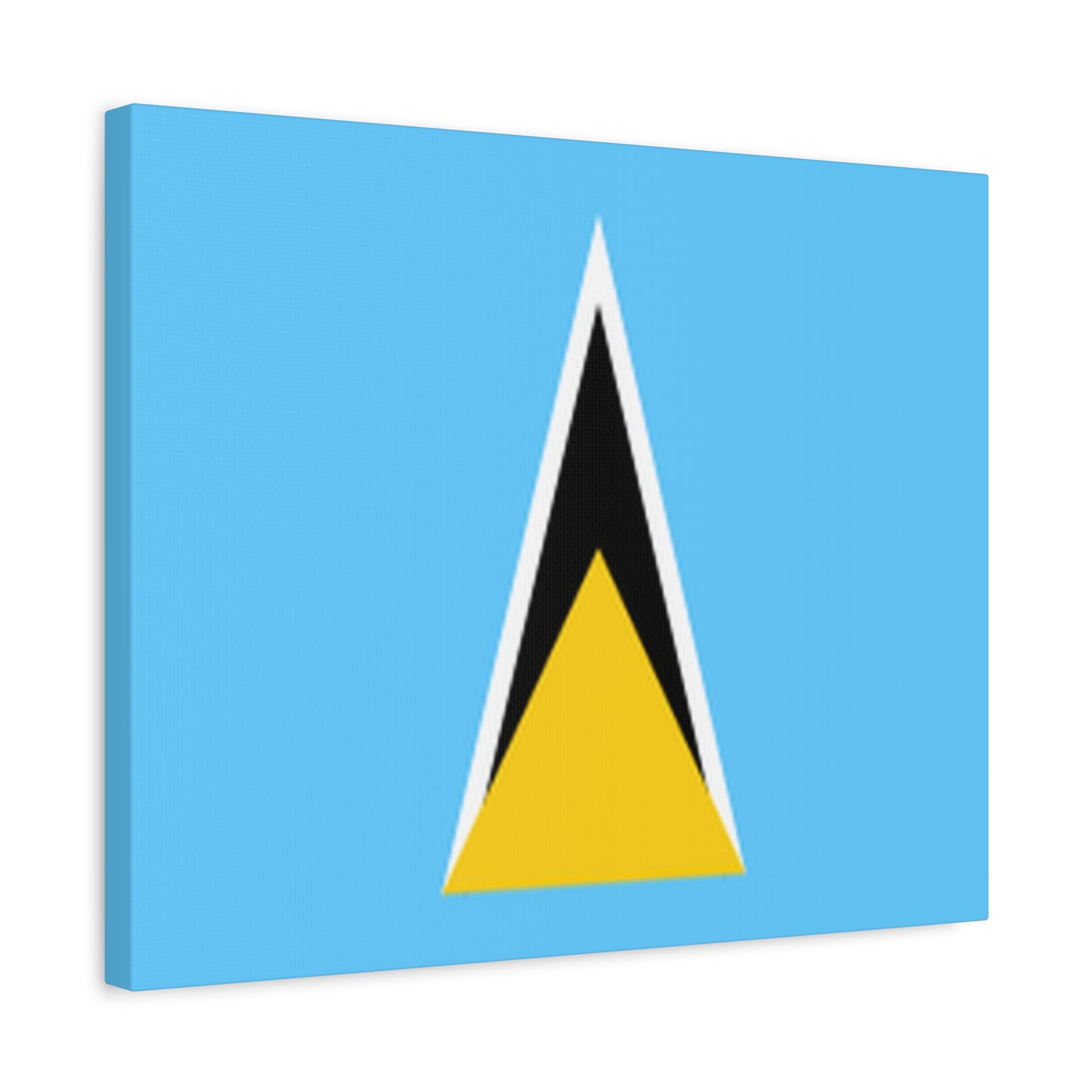 Saint Lucia Country Flag Canvas Vibrant Wall Art Unframed Home Decor-Express Your Love Gifts