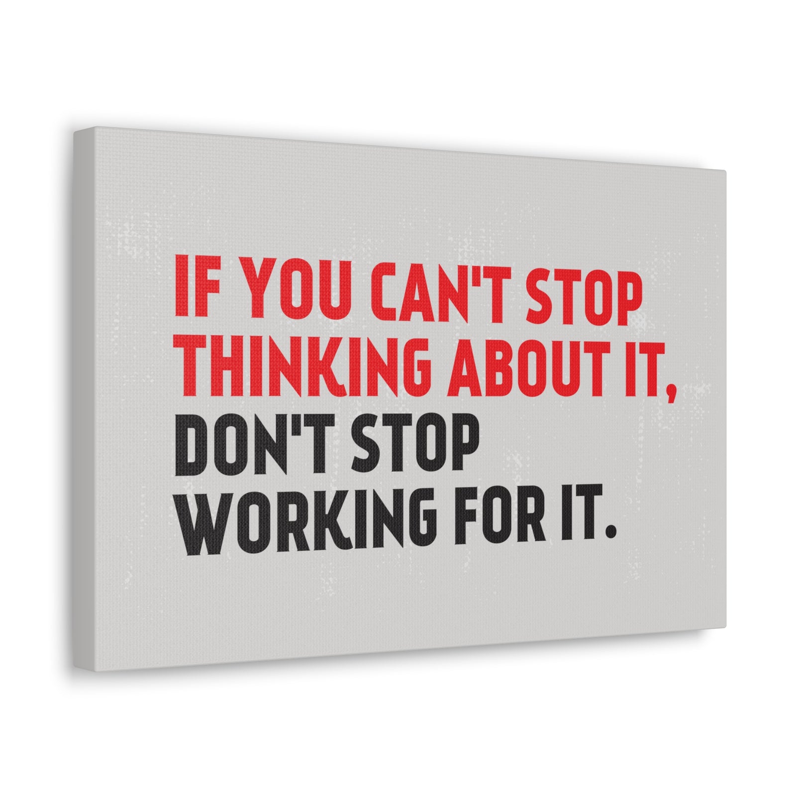 Inspirational Wall Art Thinking About It Motivation Wall Decor for Home Office Gym Inspiring Success Quote Print Ready to Hang-Express Your Love Gifts