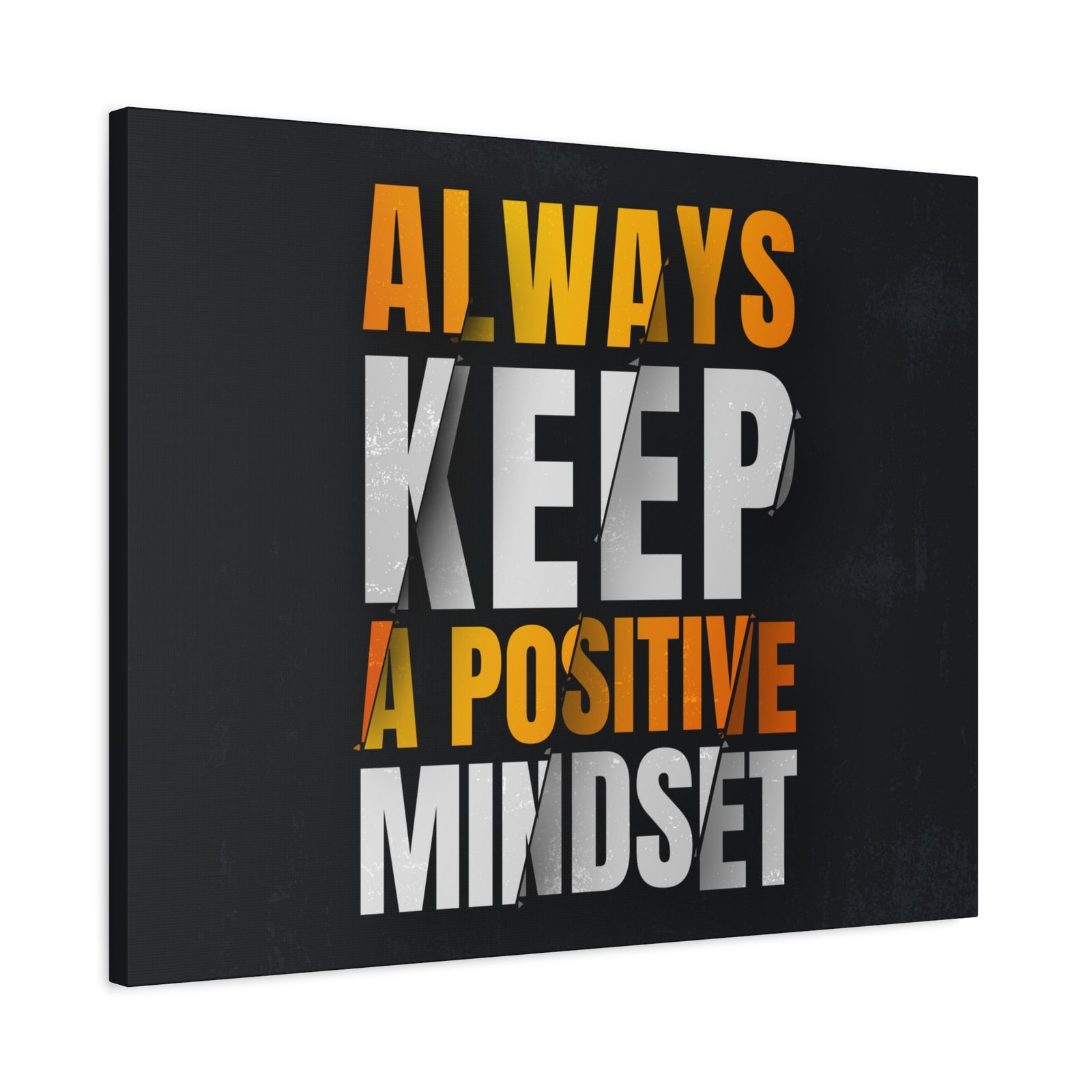 Inspirational Quote Canvas Positive Mindset Wall Art Motivational Motto Inspiring Prints Artwork Decor Ready to Hang-Express Your Love Gifts