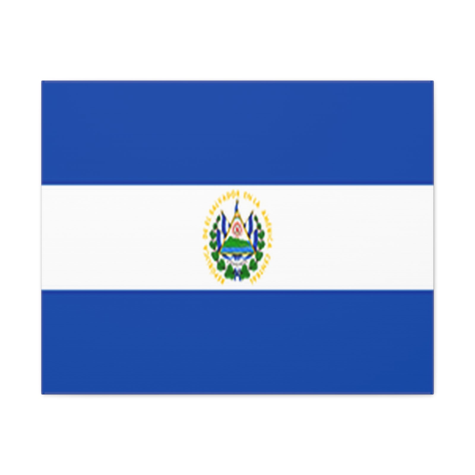El Salvador Country Flag Canvas Vibrant Wall Art Unframed Home Decor-Express Your Love Gifts