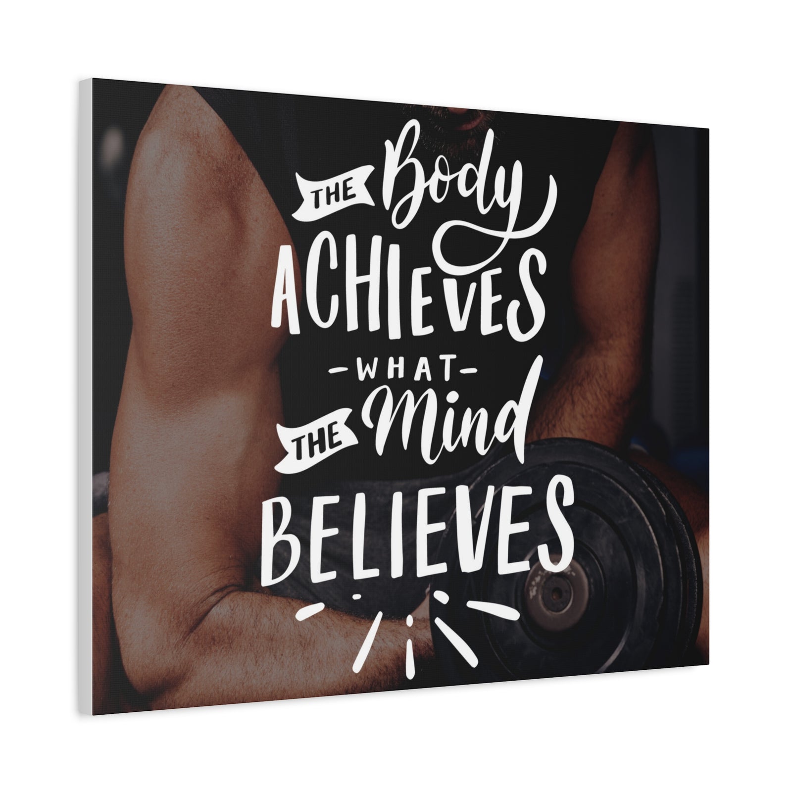 Inspirational Quote Canvas Achieve Wall Art Motivational Motto Inspiring Prints Artwork Decor Ready to Hang-Express Your Love Gifts