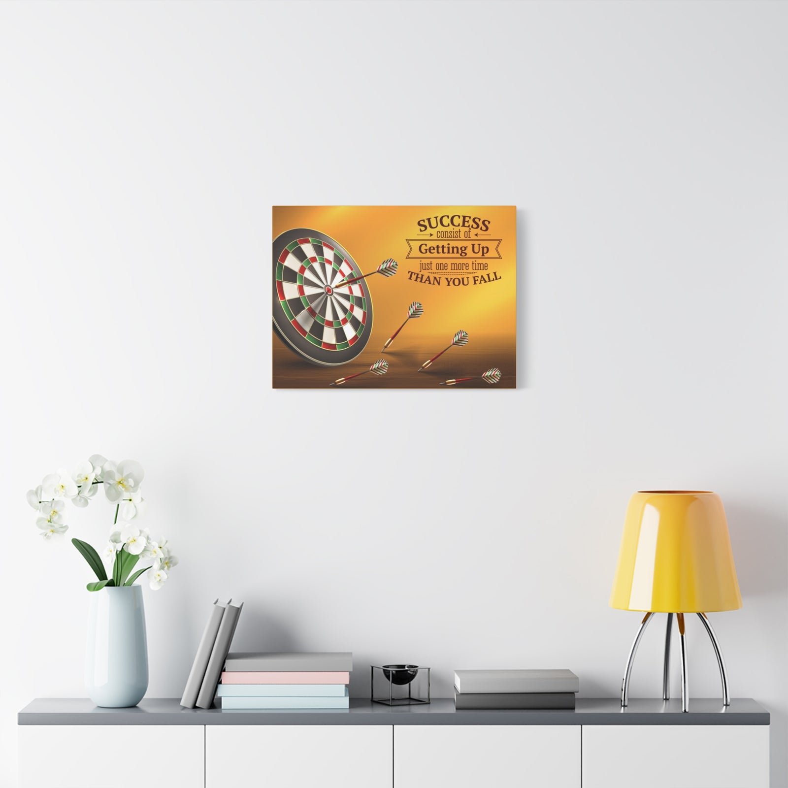 Inspirational Quote Canvas Success Wall Art Motivational Motto Inspiring Prints Artwork Decor Ready to Hang-Express Your Love Gifts
