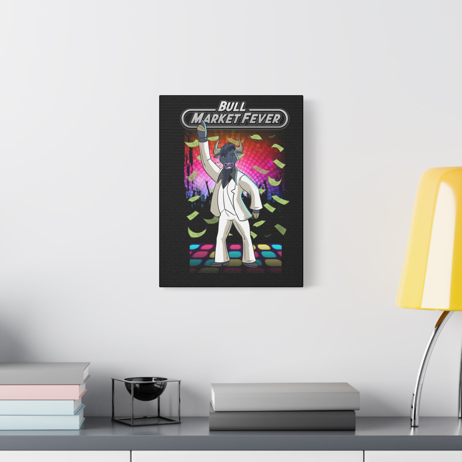 Stock Market Wall Art Bull Market Fever Gift for Trader Wall Street Print-Express Your Love Gifts