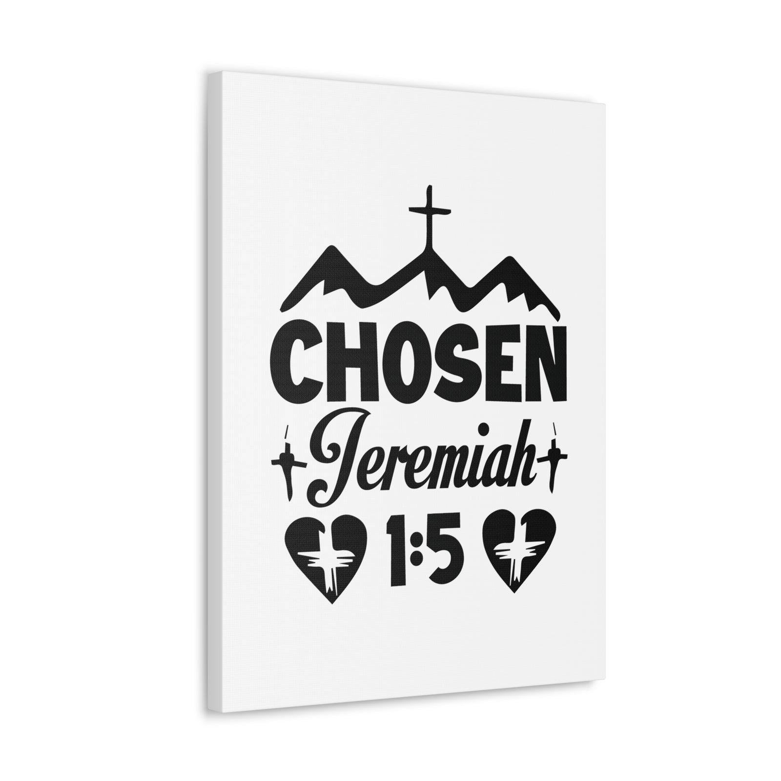 Scripture Walls Jeremiah 1:5 Chosen Bible Verse Canvas Christian Wall Art Ready to Hang Unframed-Express Your Love Gifts