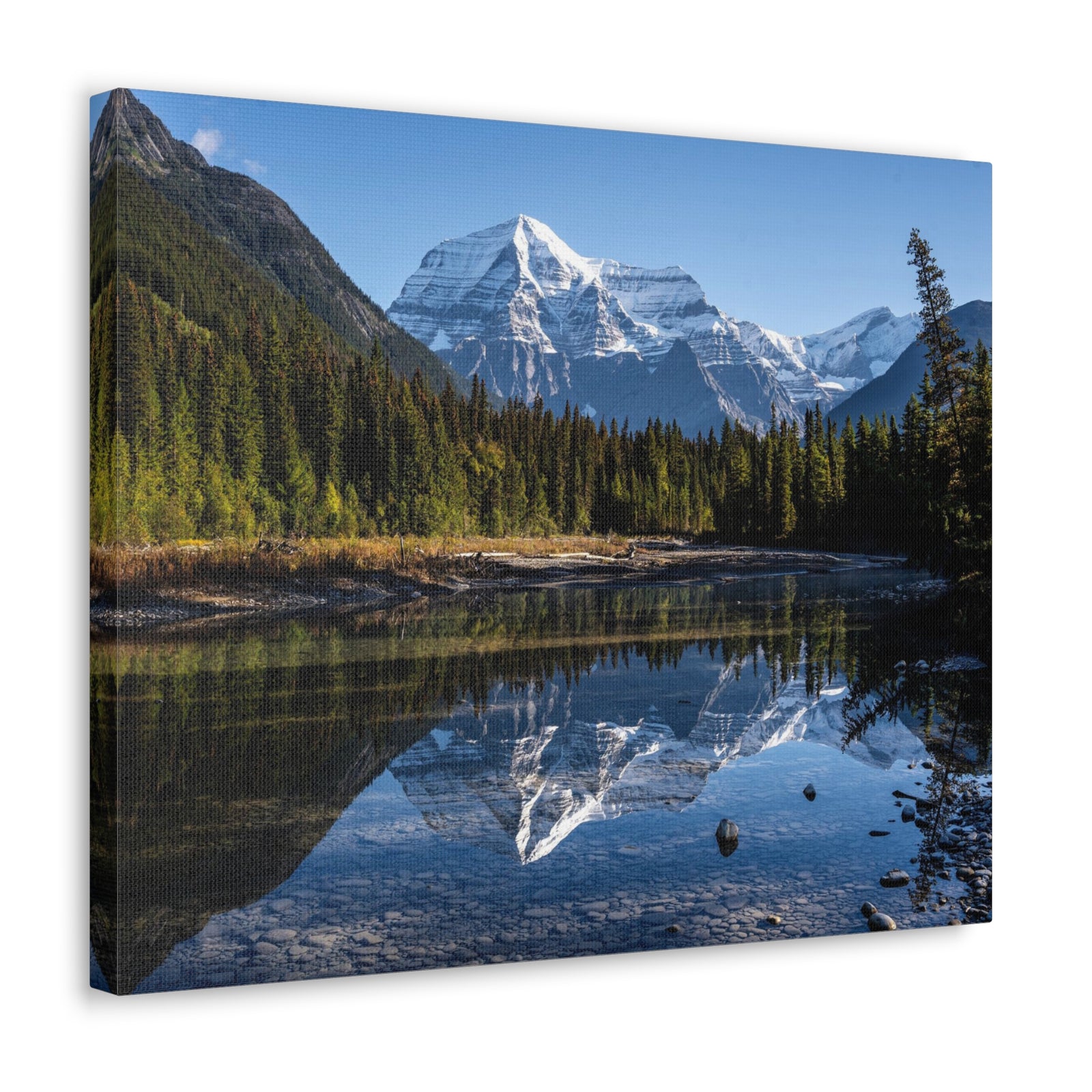 Mystic Forest Mountain Nature Wilderness Photography Canvas Wall Art for Home Decor Ready-to-Hang-Express Your Love Gifts