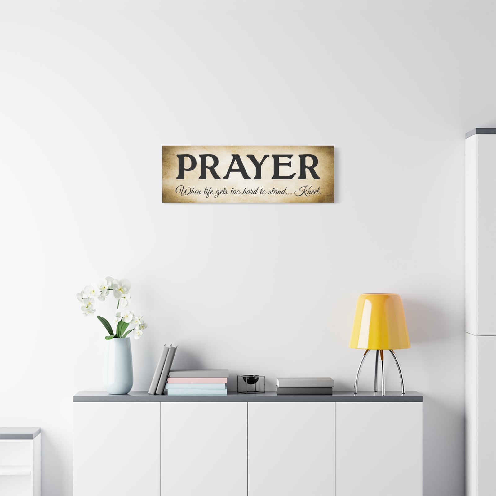 Scripture Walls Prayer Gold Bible Verse Canvas Christian Wall Art Ready to Hang Unframed-Express Your Love Gifts