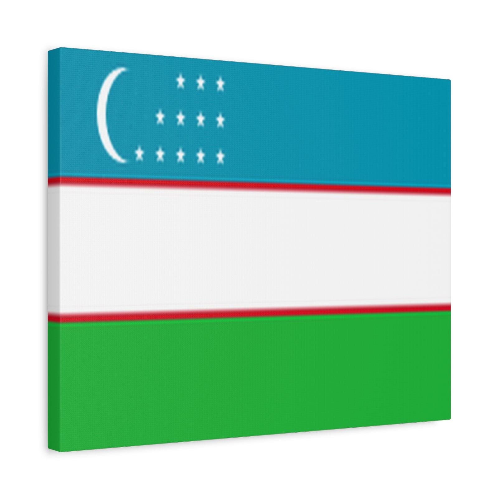 Uzbekistan Country Flag Canvas Vibrant Wall Art Unframed Home Decor-Express Your Love Gifts